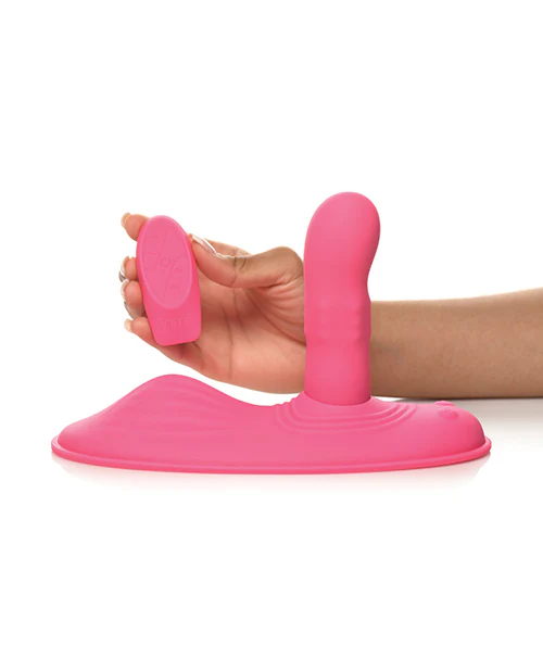 Inmi Spin N' Grind Rotating & Vibrating Silicone Grinder - Pink - Image 4