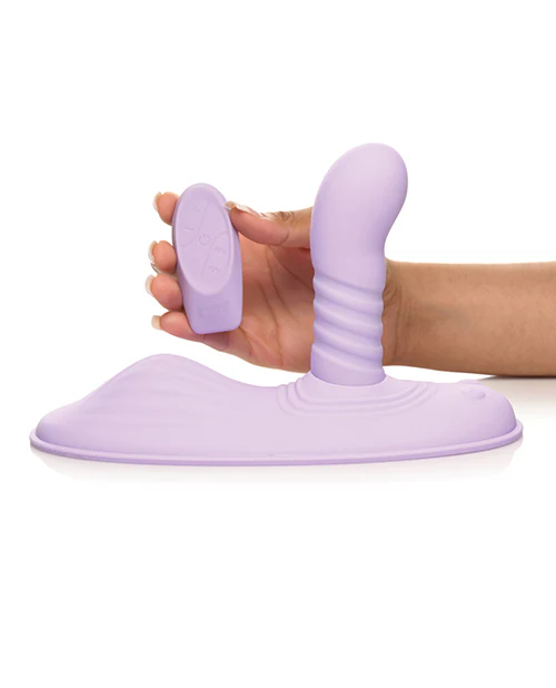 Inmi Thrust N' Grind Thrusting & Vibrating Silicone Grinder - Purple - Image 4