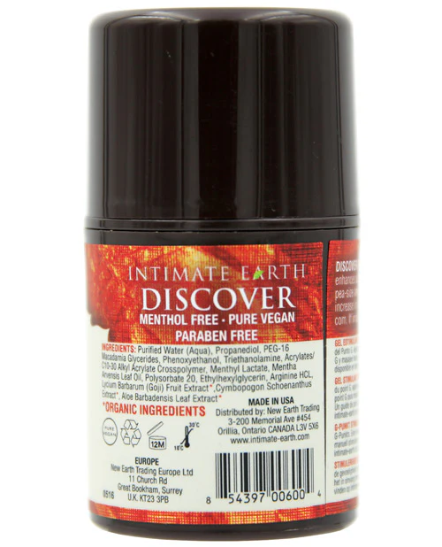 Intimate Earth Discover G-Spot Gel - 30 ml - Image 2