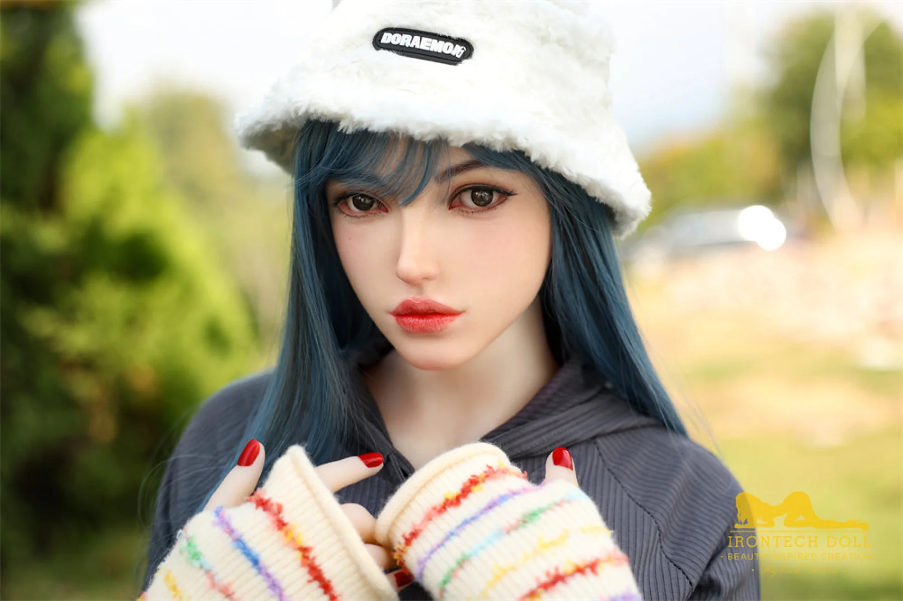 Joline 159cmplus ( 5ft2 ) F-Cup Silicone Head and TPE Body Hybrid Sex Doll - Irontech Doll - Image 24