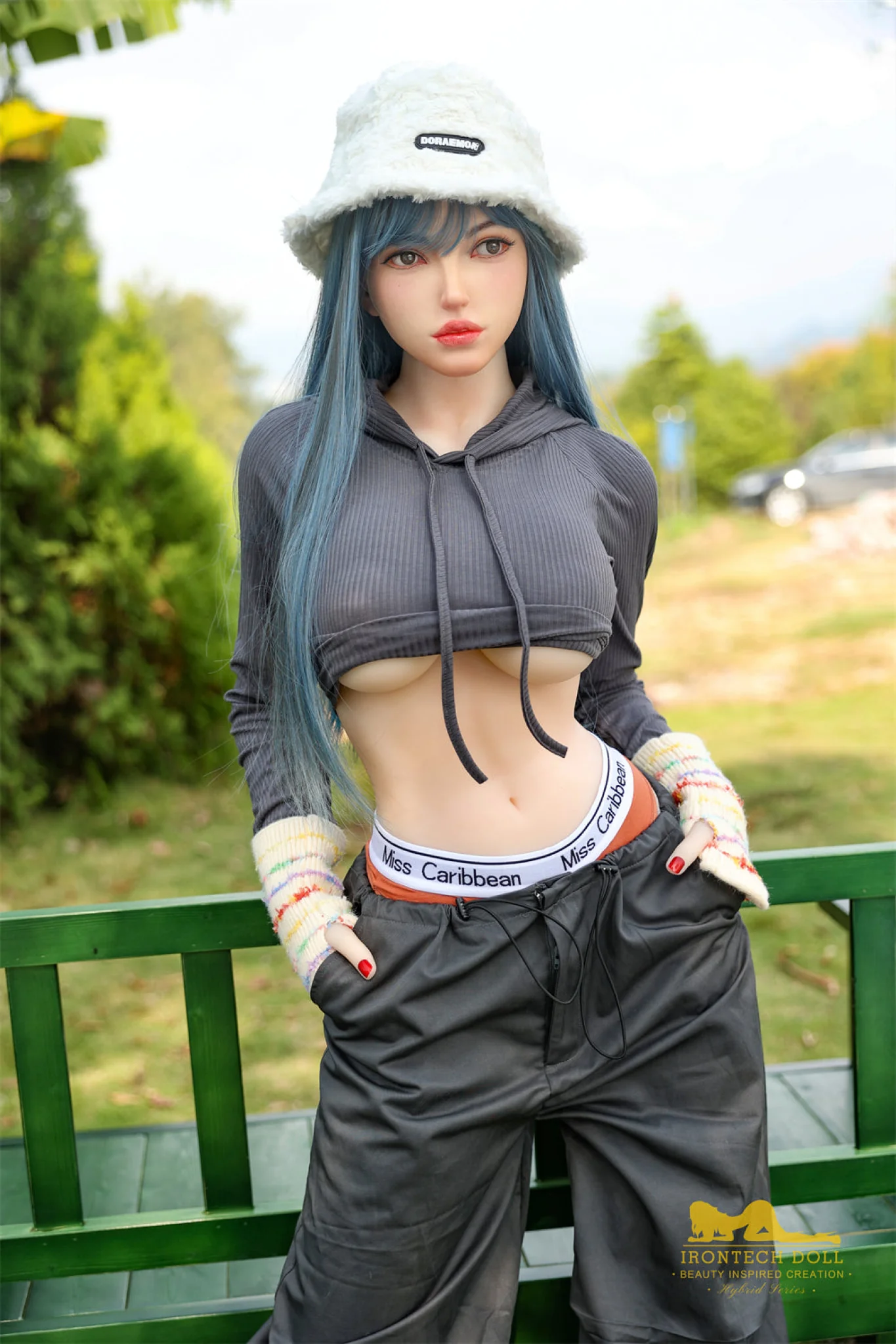 Joline 159cmplus ( 5ft2 ) F-Cup Silicone Head and TPE Body Hybrid Sex Doll - Irontech Doll - Image 3