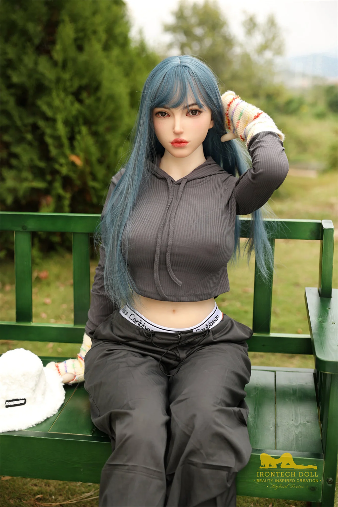 Joline 159cmplus ( 5ft2 ) F-Cup Silicone Head and TPE Body Hybrid Sex Doll - Irontech Doll - Image 6