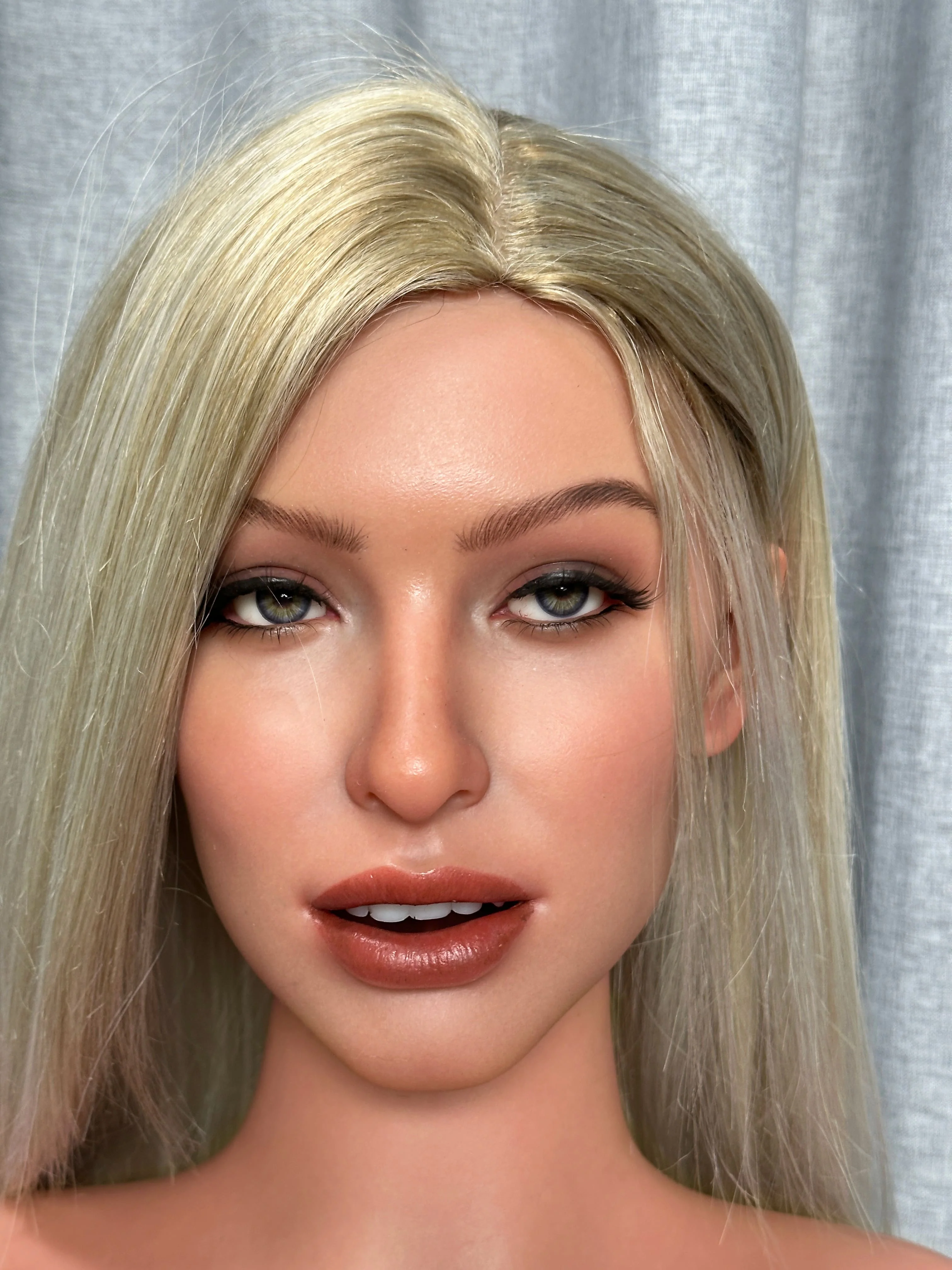 Kaia Lifelike Realistic Silicone Head (Movable Jaw) + SLE Body Doll - ZELEX® [USA STOCK] - Image 20