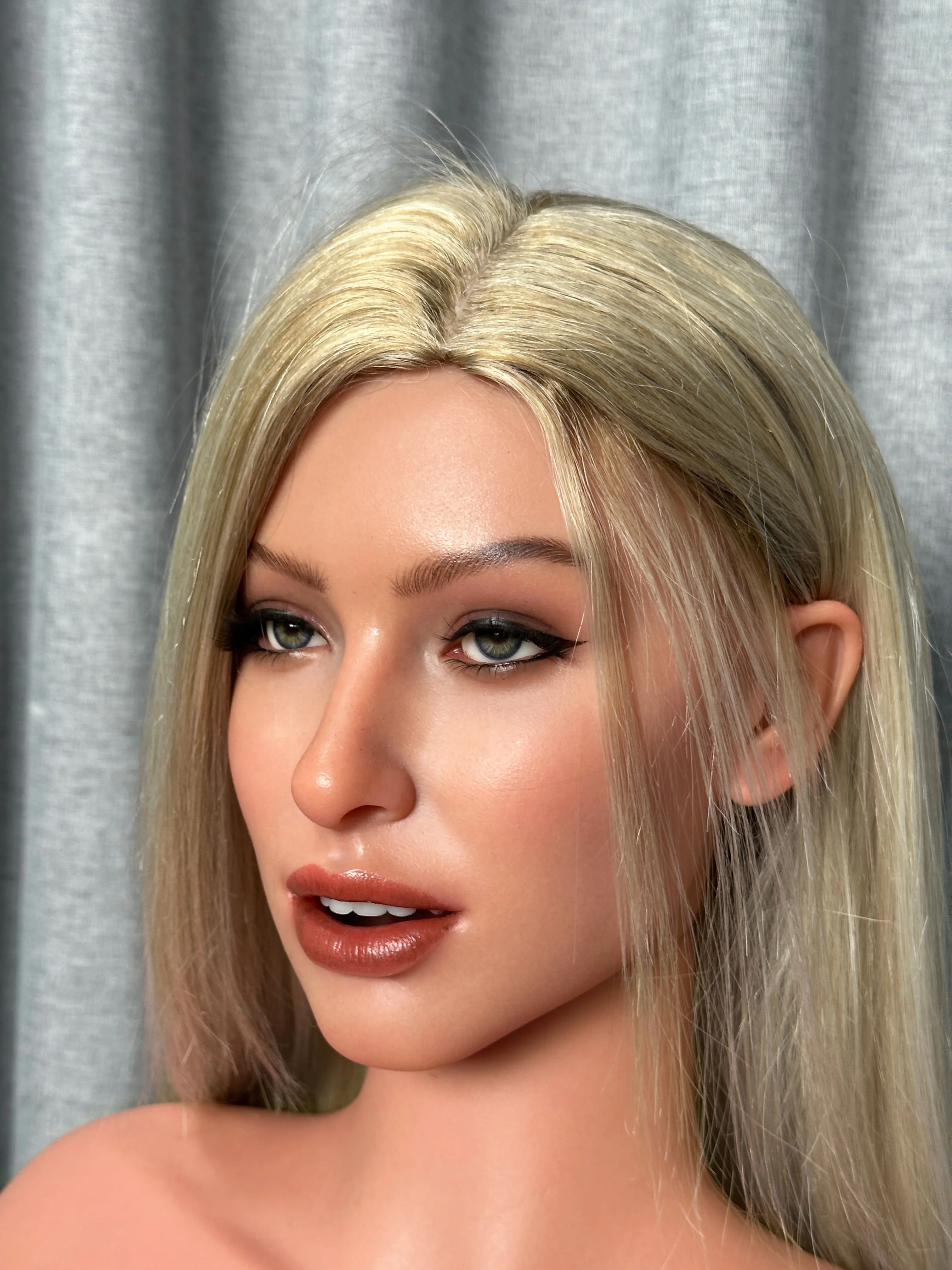 Kaia Lifelike Realistic Silicone Head (Movable Jaw) + SLE Body Doll - ZELEX® [USA STOCK] - Image 21