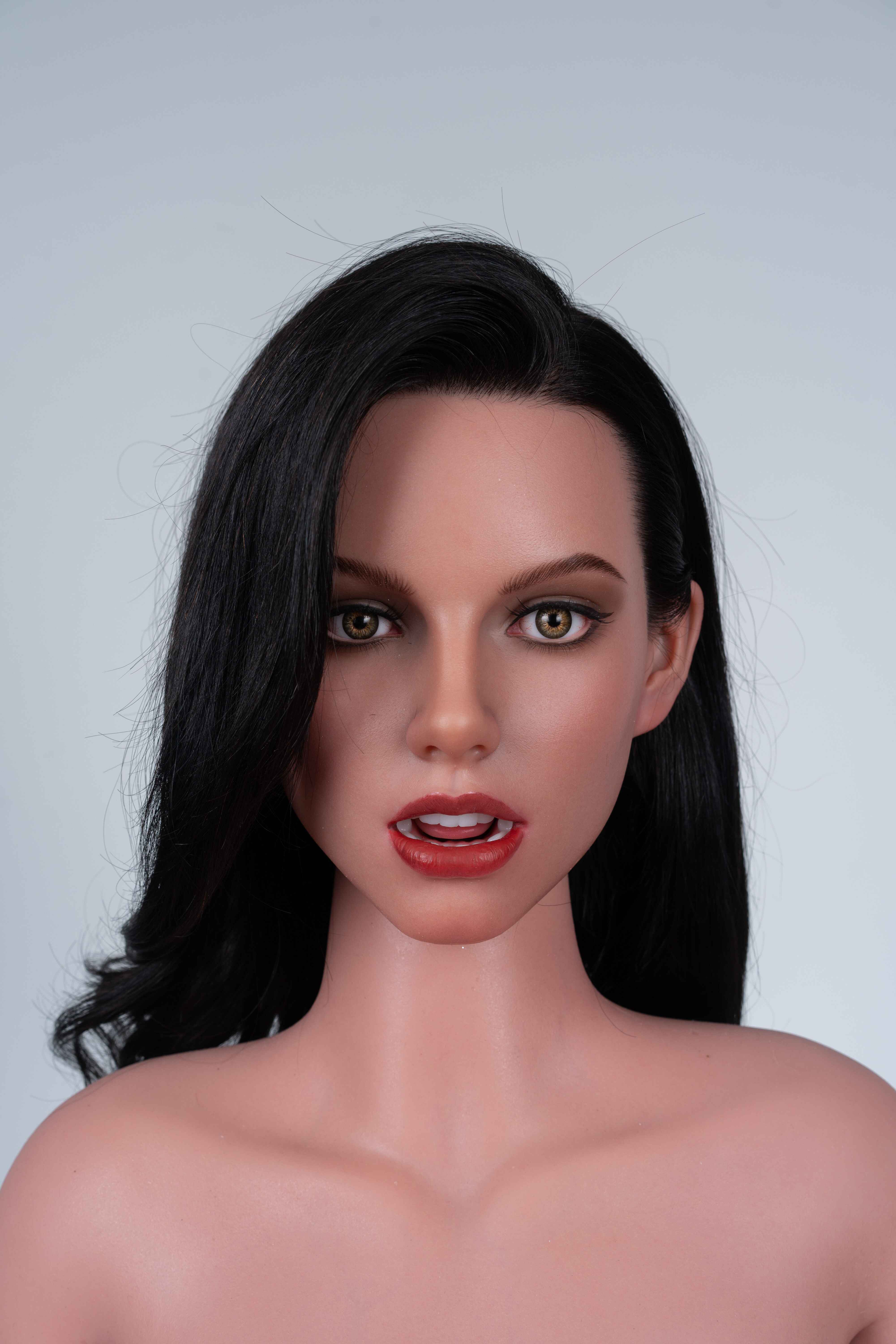 Katherine Silicone Head (Movable Jaw + Implanted Hair) + SLE Body Sex Doll - ZELEX® [USA STOCK] - Image 37
