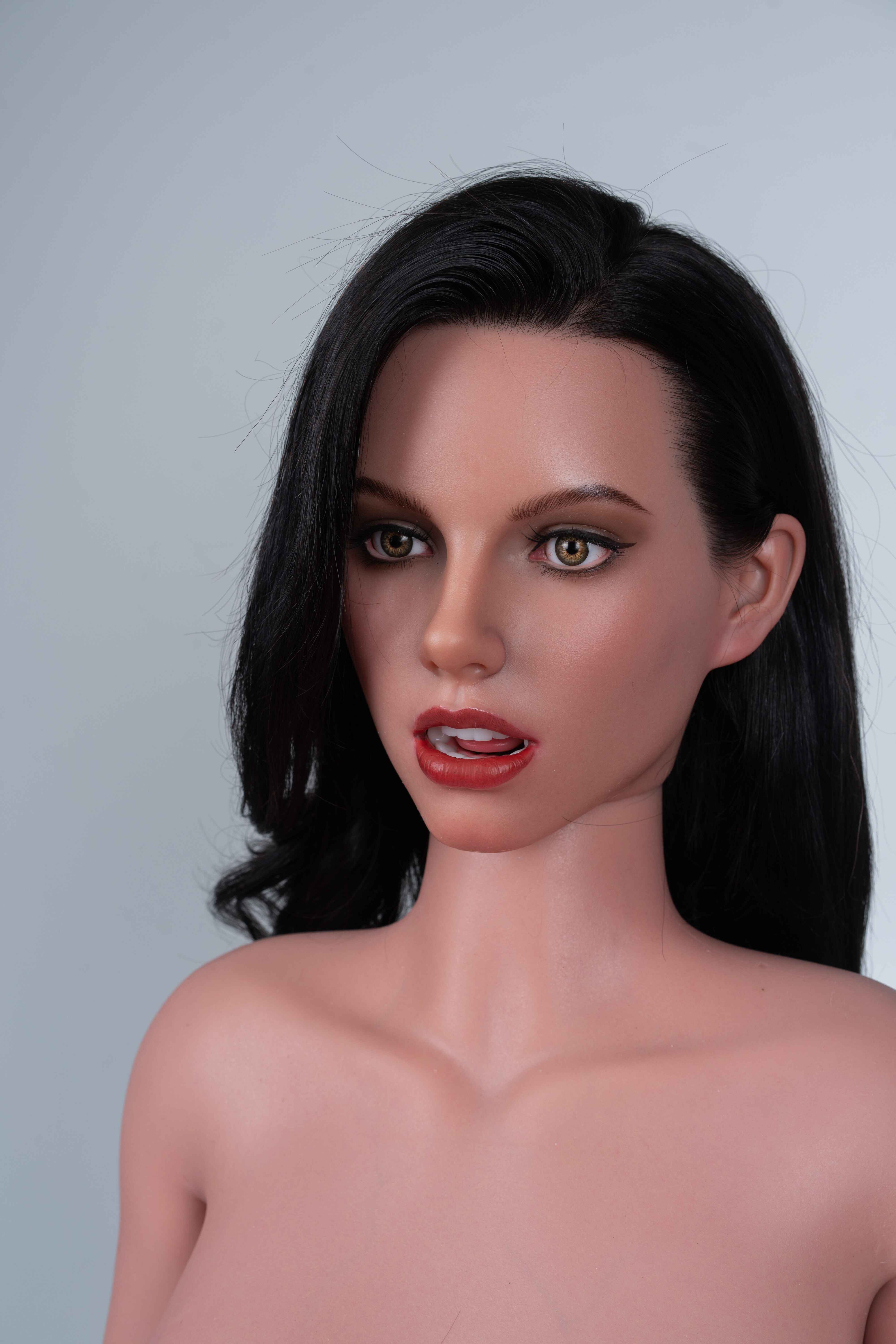 Katherine Silicone Head (Movable Jaw + Implanted Hair) + SLE Body Sex Doll - ZELEX® [USA STOCK] - Image 38