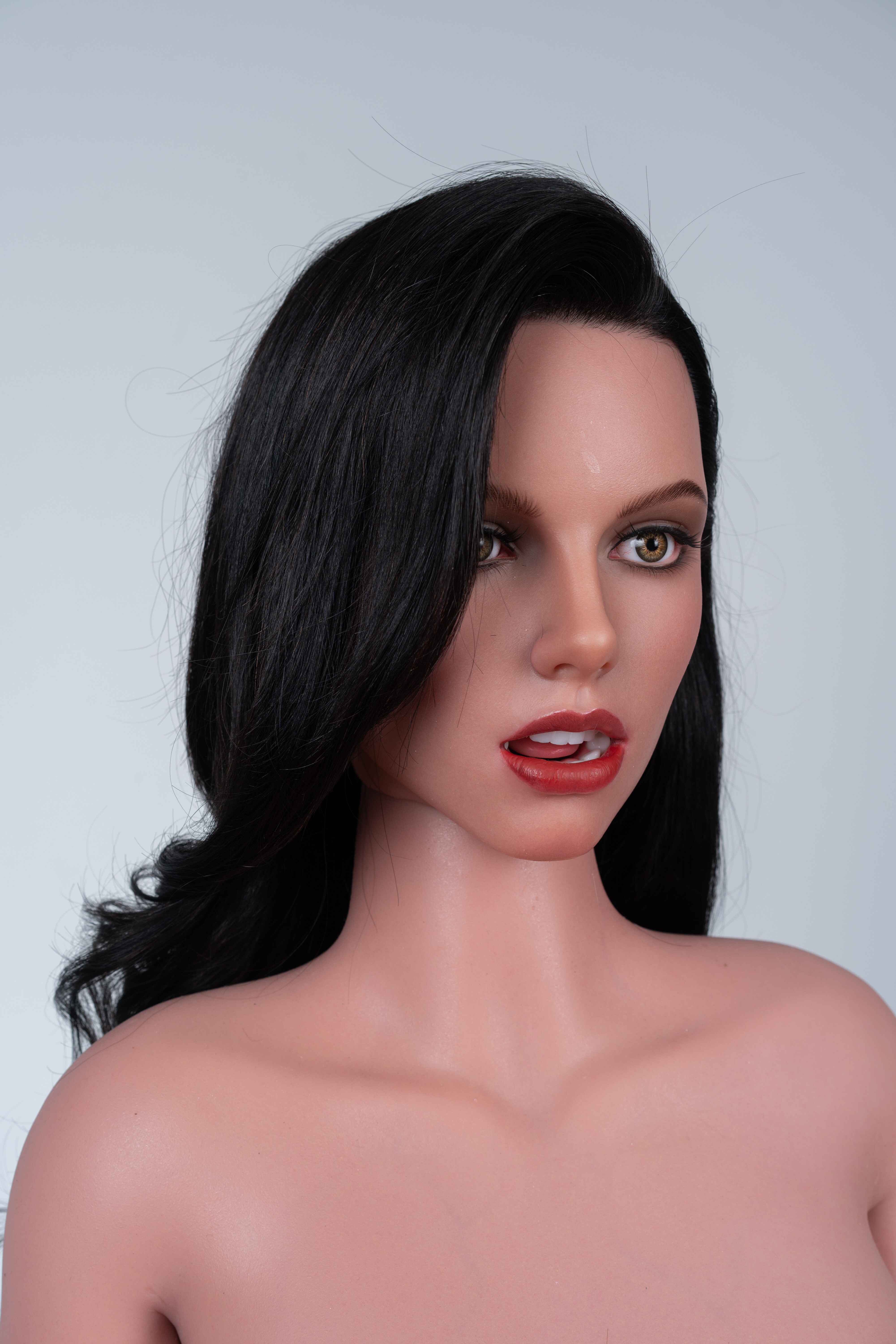 Katherine Silicone Head (Movable Jaw + Implanted Hair) + SLE Body Sex Doll - ZELEX® [USA STOCK] - Image 39