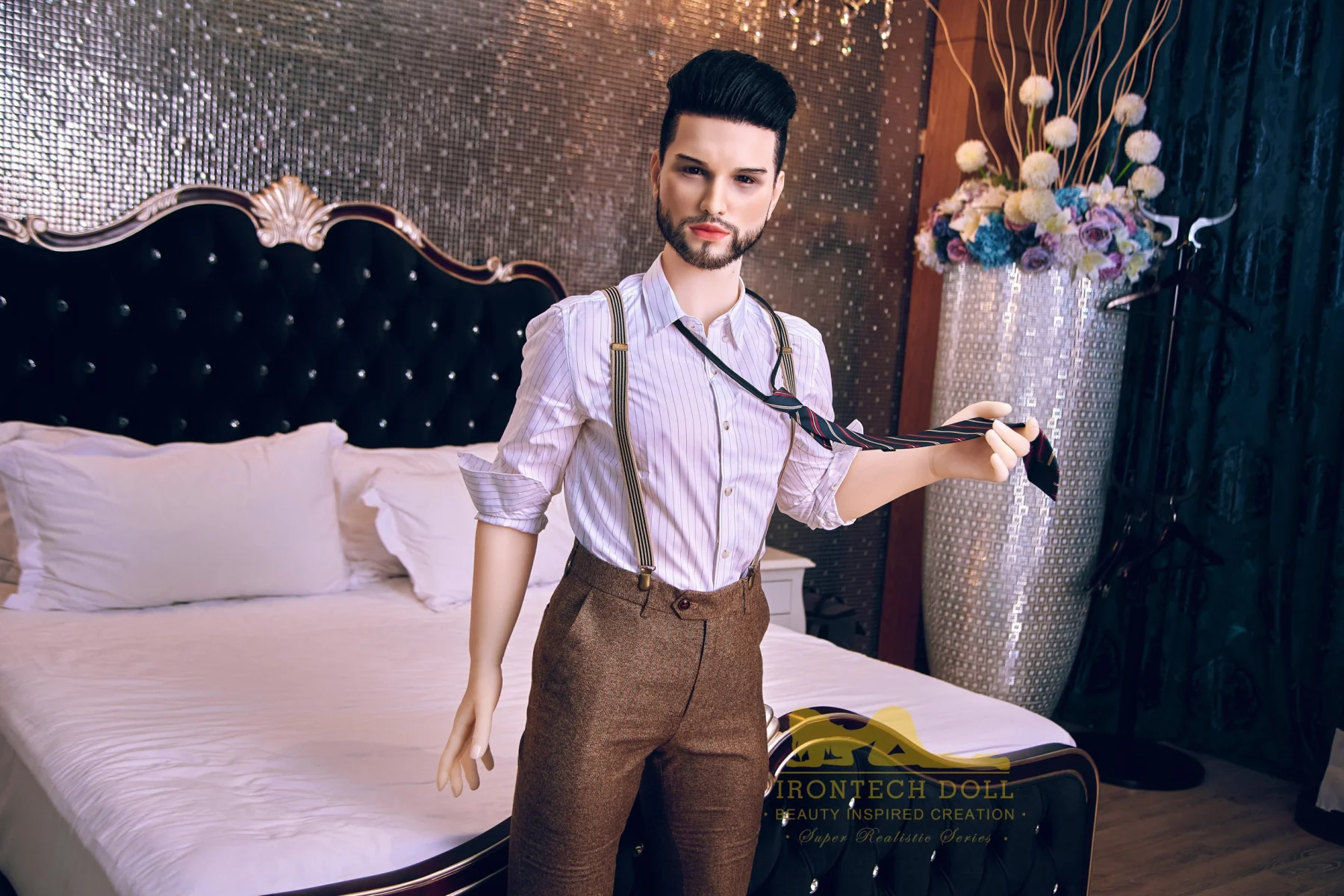 Kevin 162cm(5ft3) TPE body and silicone head Hybrid Male Sex Doll - Iron Tech Doll - Image 11