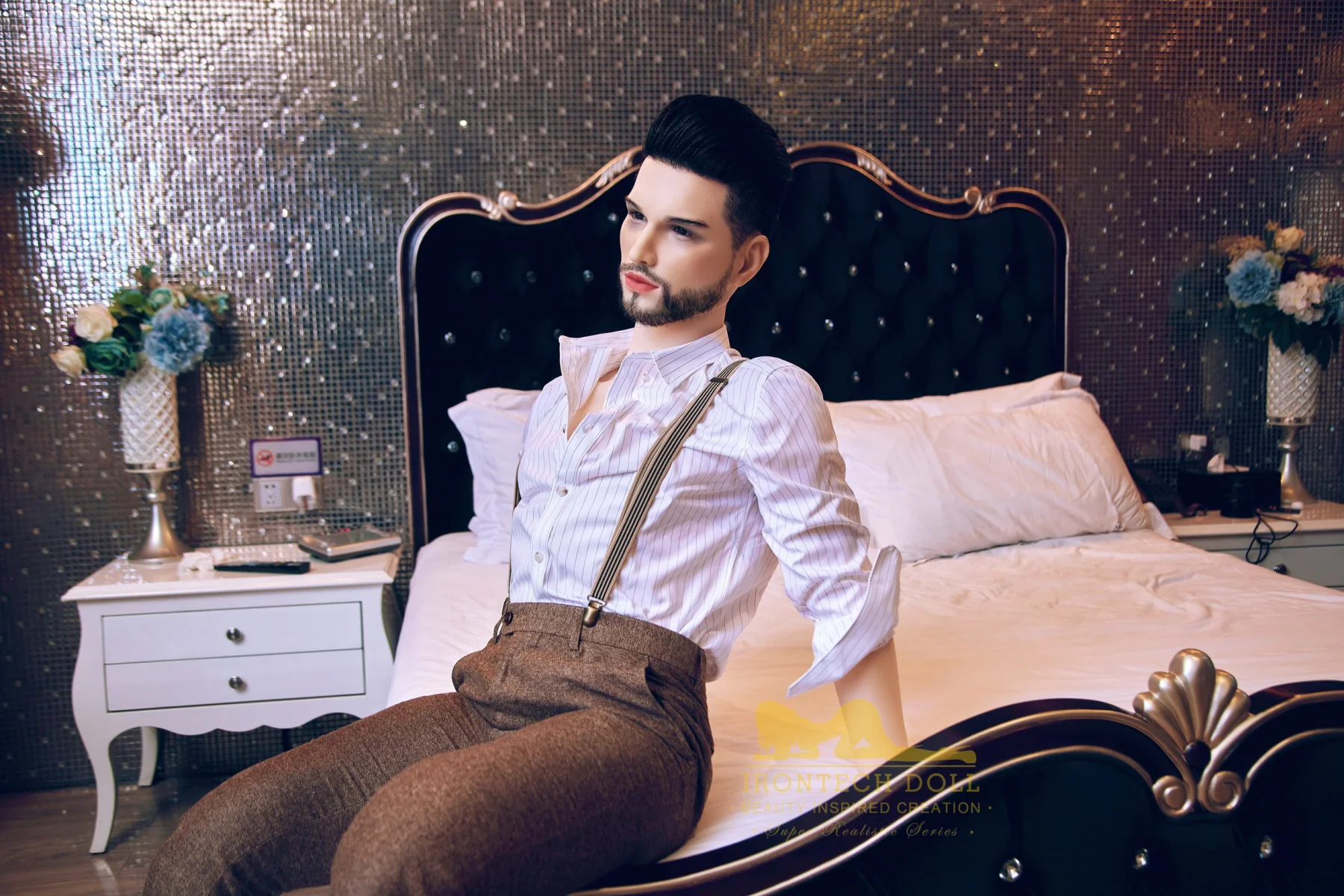 Kevin 162cm(5ft3) TPE body and silicone head Hybrid Male Sex Doll - Iron Tech Doll - Image 14