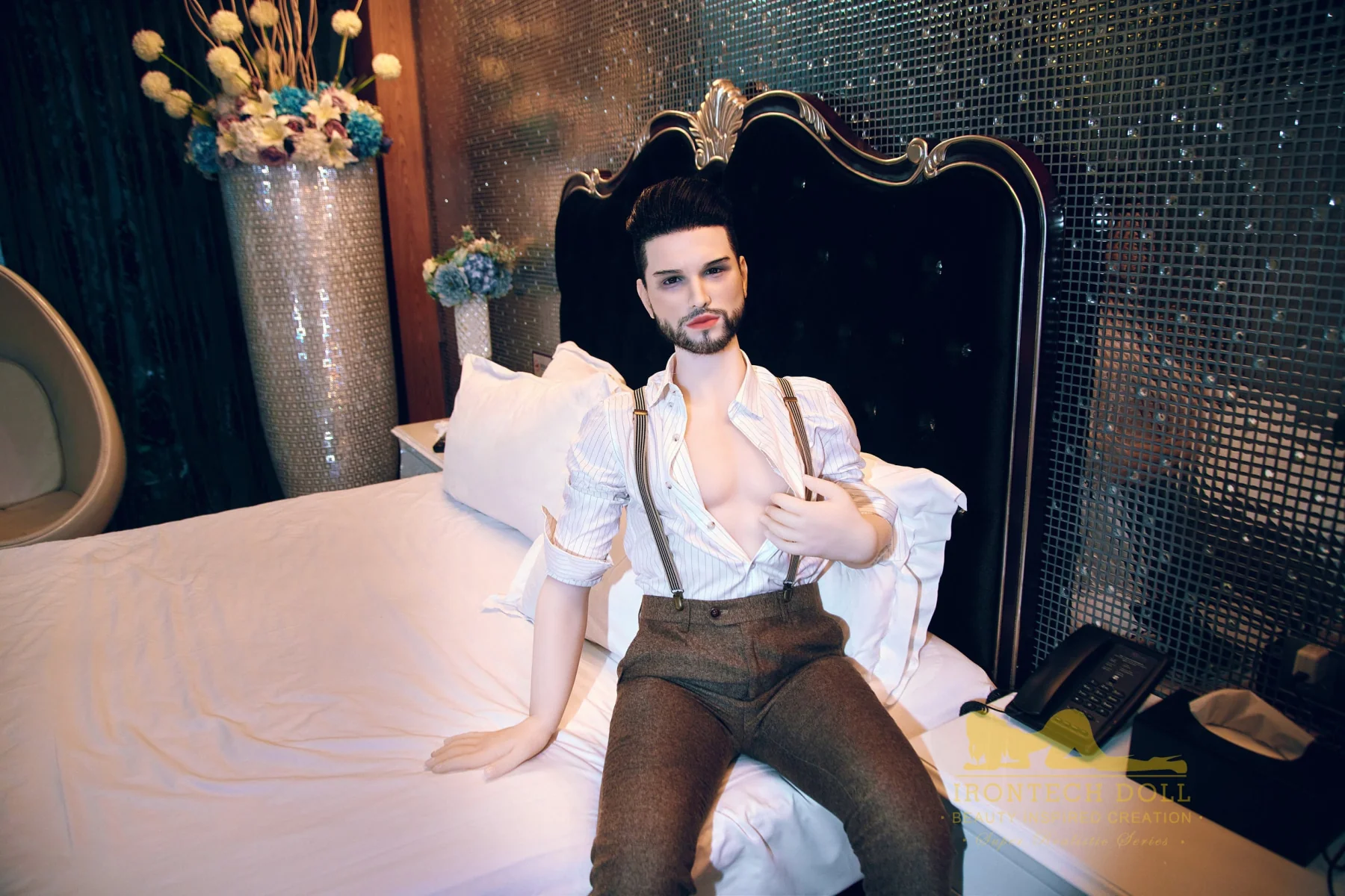 Kevin 162cm(5ft3) TPE body and silicone head Hybrid Male Sex Doll - Iron Tech Doll - Image 19