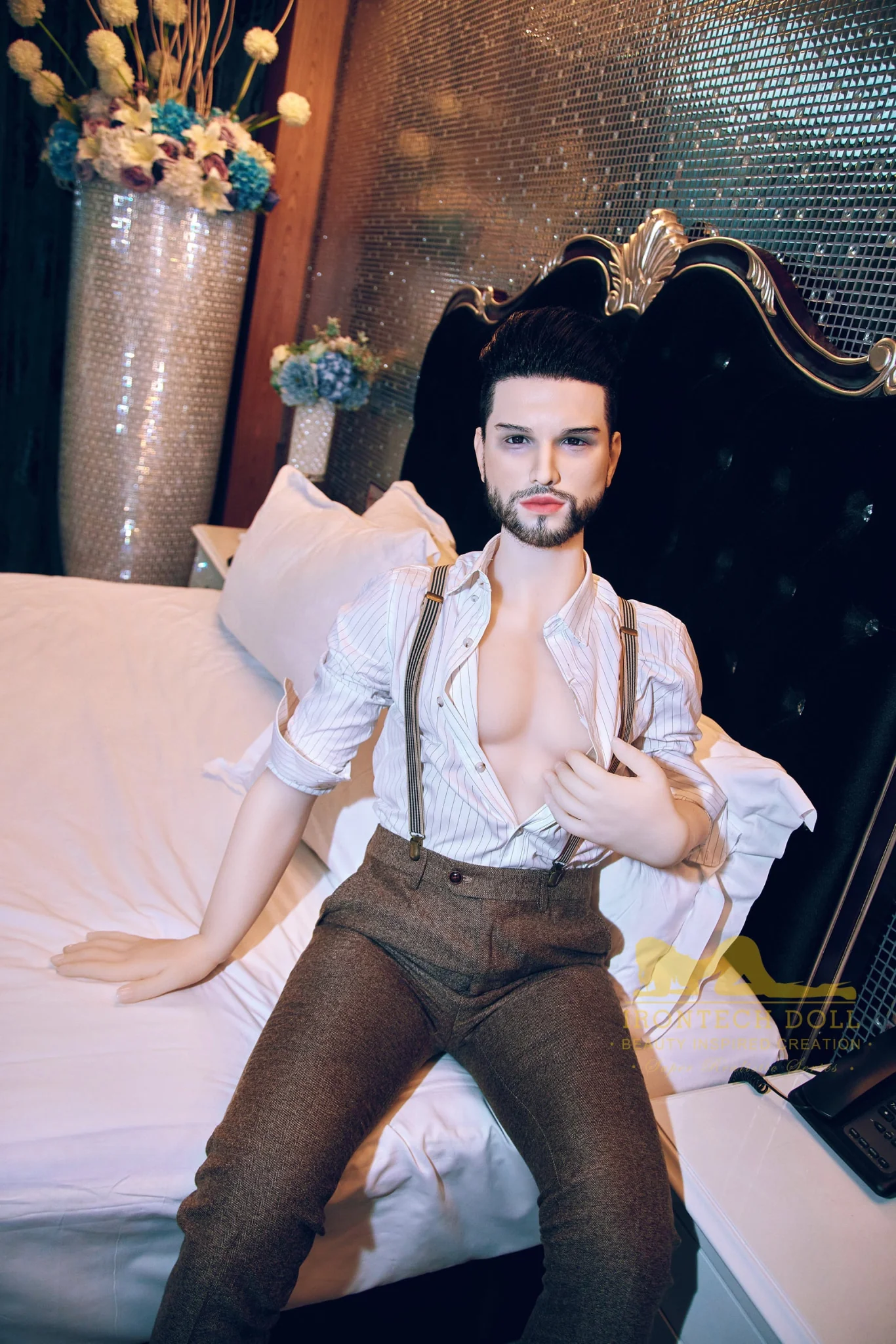 Kevin 162cm(5ft3) TPE body and silicone head Hybrid Male Sex Doll - Iron Tech Doll - Image 20