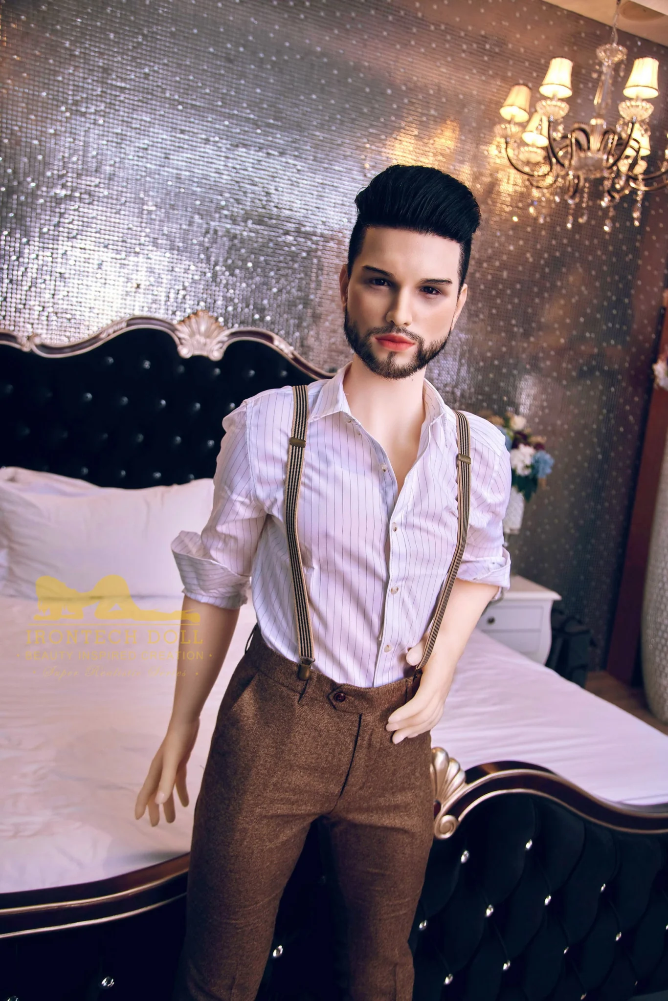Kevin 162cm(5ft3) TPE body and silicone head Hybrid Male Sex Doll - Iron Tech Doll - Image 27