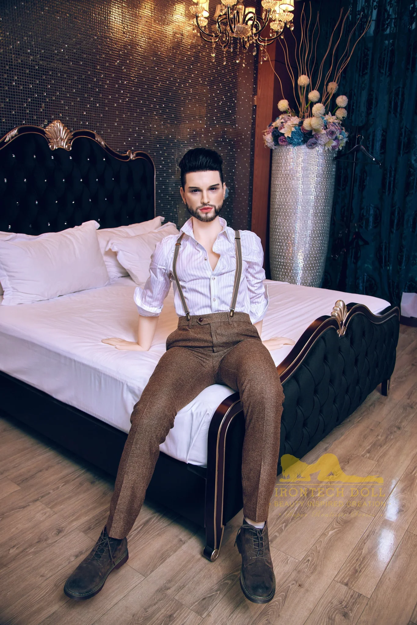 Kevin 162cm(5ft3) TPE body and silicone head Hybrid Male Sex Doll - Iron Tech Doll - Image 28