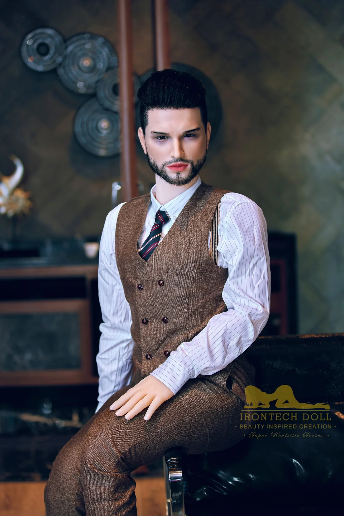 Kevin 162cm(5ft3) TPE body and silicone head Hybrid Male Sex Doll - Iron Tech Doll - Image 7