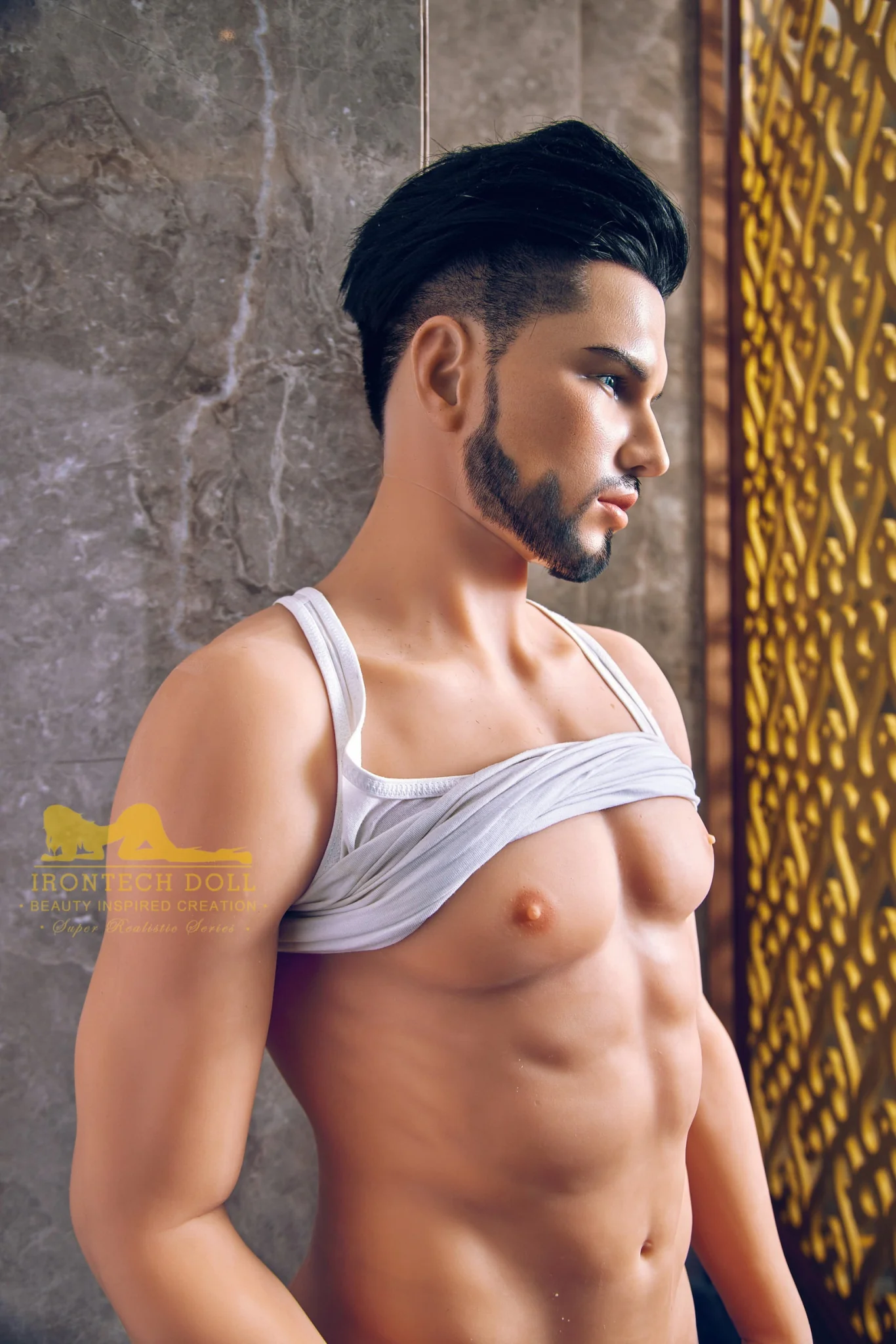 Kelvin 162cm(5ft3) TPE body and silicone head Hybrid Male Sex Doll - Iron Tech Doll - Image 16