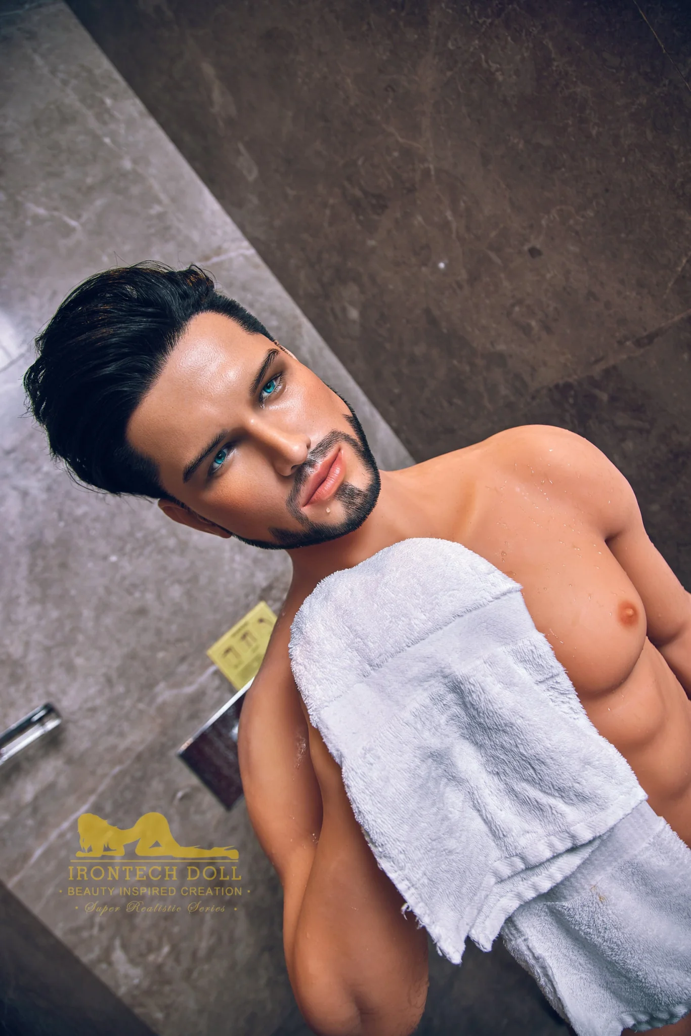 Kelvin 162cm(5ft3) TPE body and silicone head Hybrid Male Sex Doll - Iron Tech Doll - Image 27