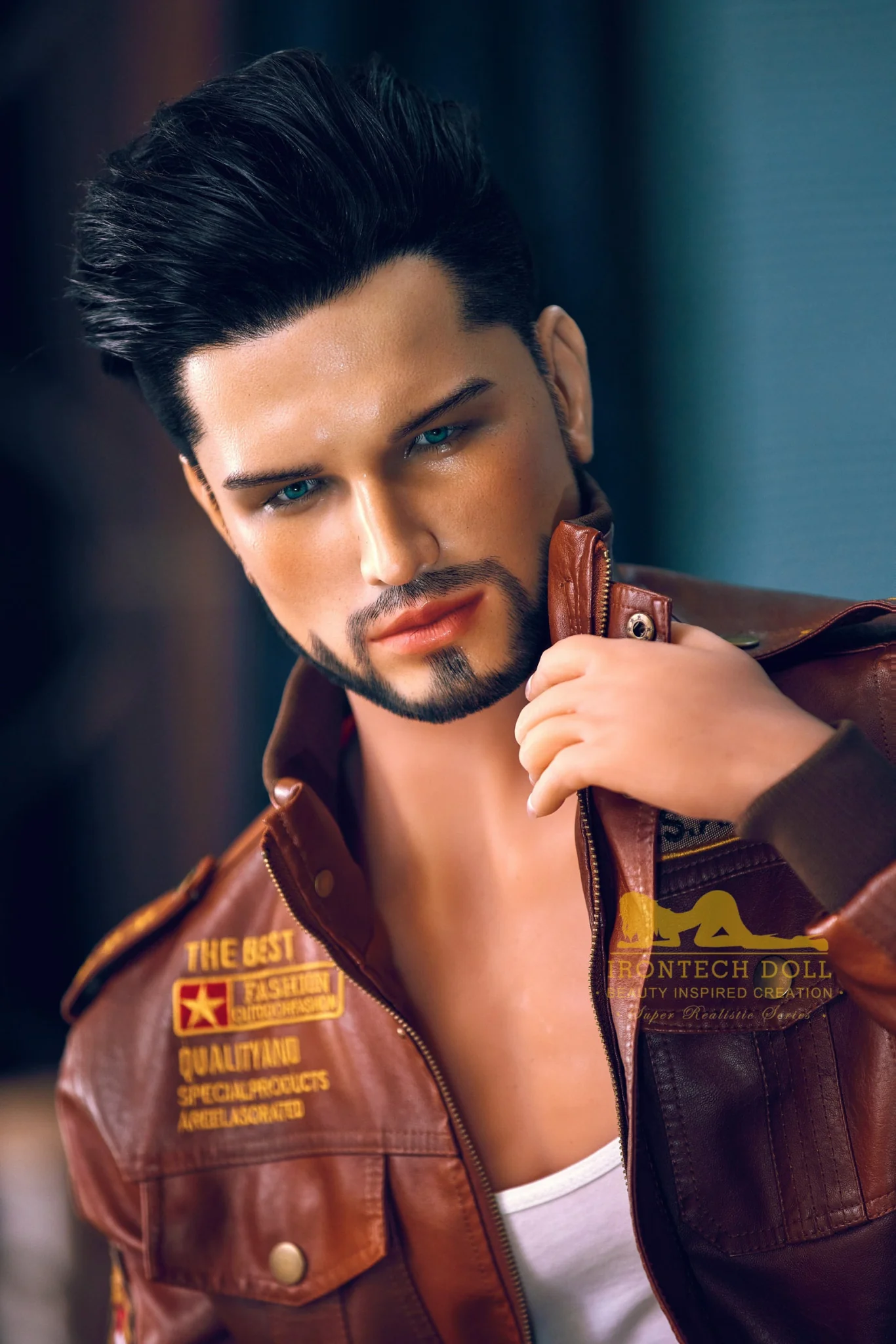 Kelvin 162cm(5ft3) TPE body and silicone head Hybrid Male Sex Doll - Iron Tech Doll - Image 3