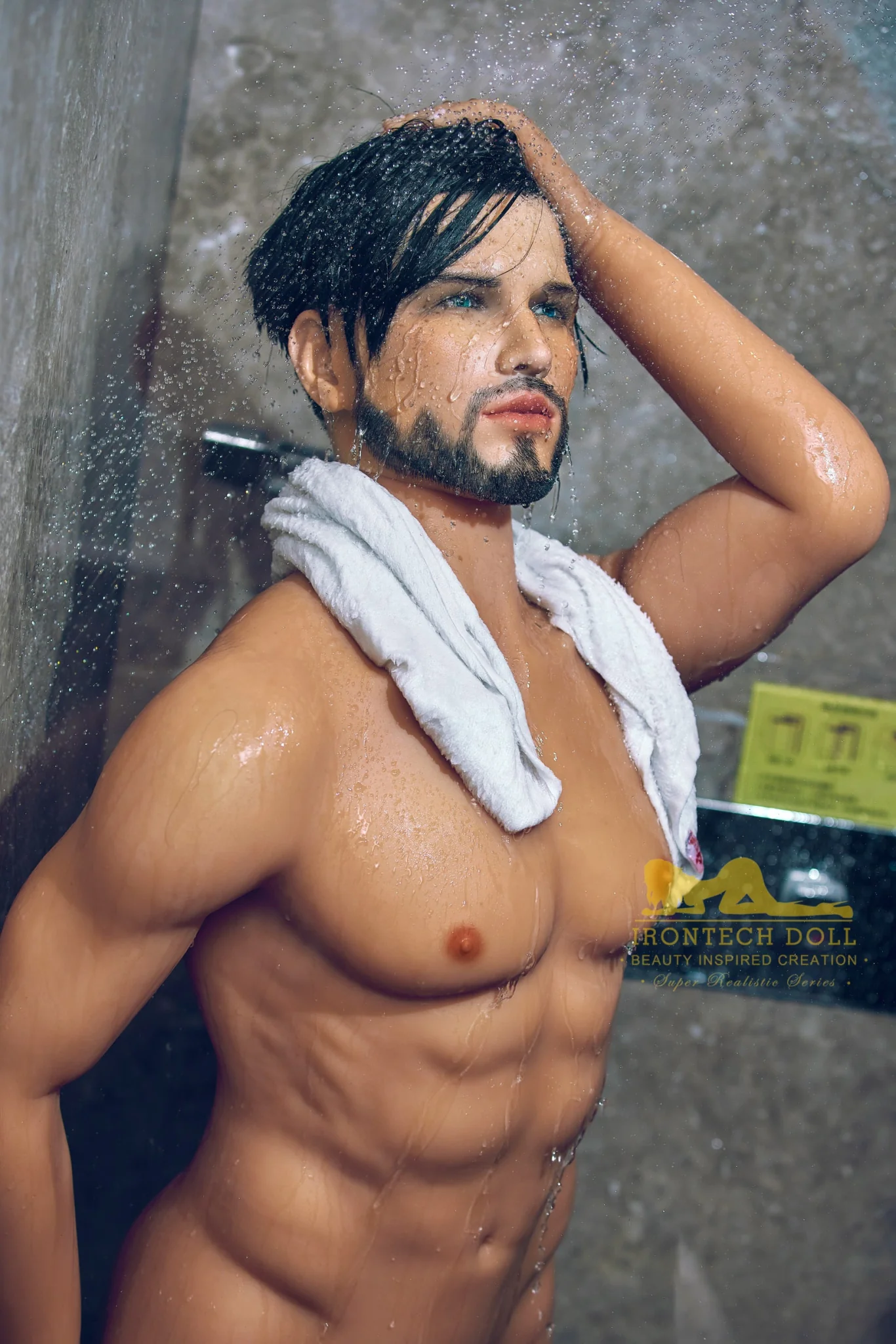 Kelvin 162cm(5ft3) TPE body and silicone head Hybrid Male Sex Doll - Iron Tech Doll - Image 30