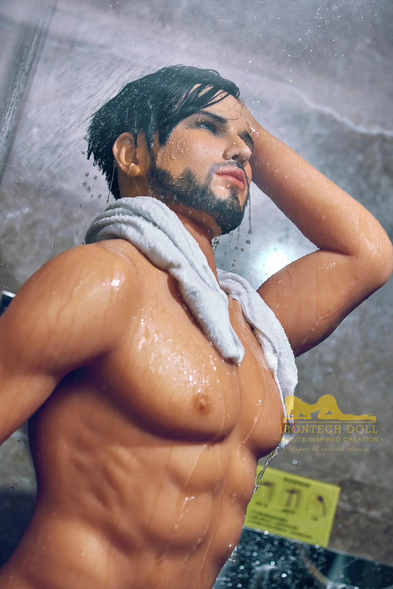Kelvin 162cm(5ft3) TPE body and silicone head Hybrid Male Sex Doll - Iron Tech Doll - Image 31