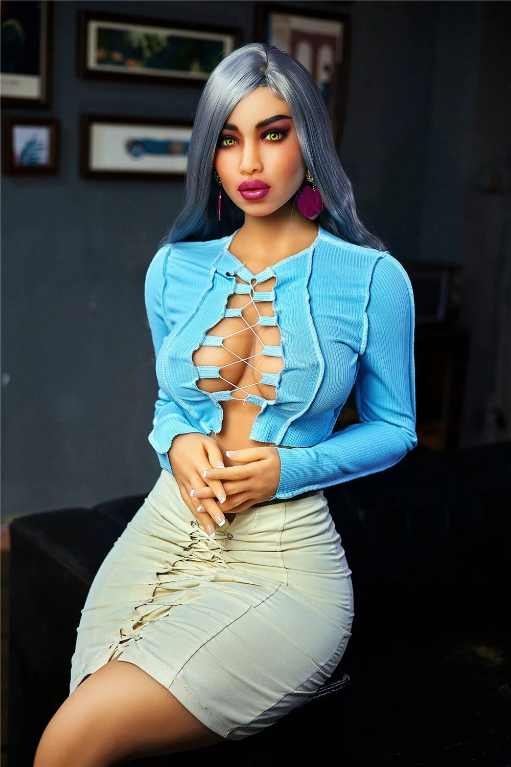 Lola tanned 164cmplus (5ft4) G-Cup TPE Real Love Doll - Iron Tech Doll - Image 9