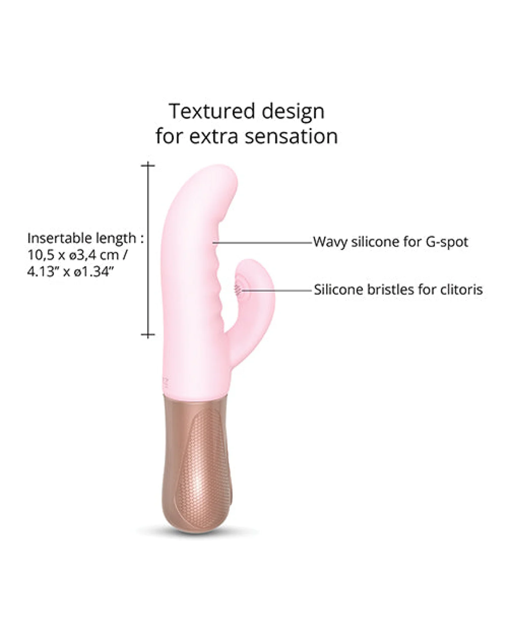 Love to Love Sassy Bunny Thrusting G-Spot Rabbit - Baby Pink - Image 5