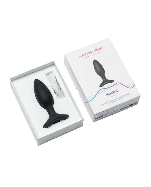 Lovense Hush 2 Butt Plug - Black - Image 3