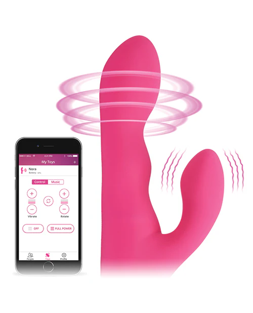 Lovense Nora Rotating Head Rabbit - Pink - Image 3