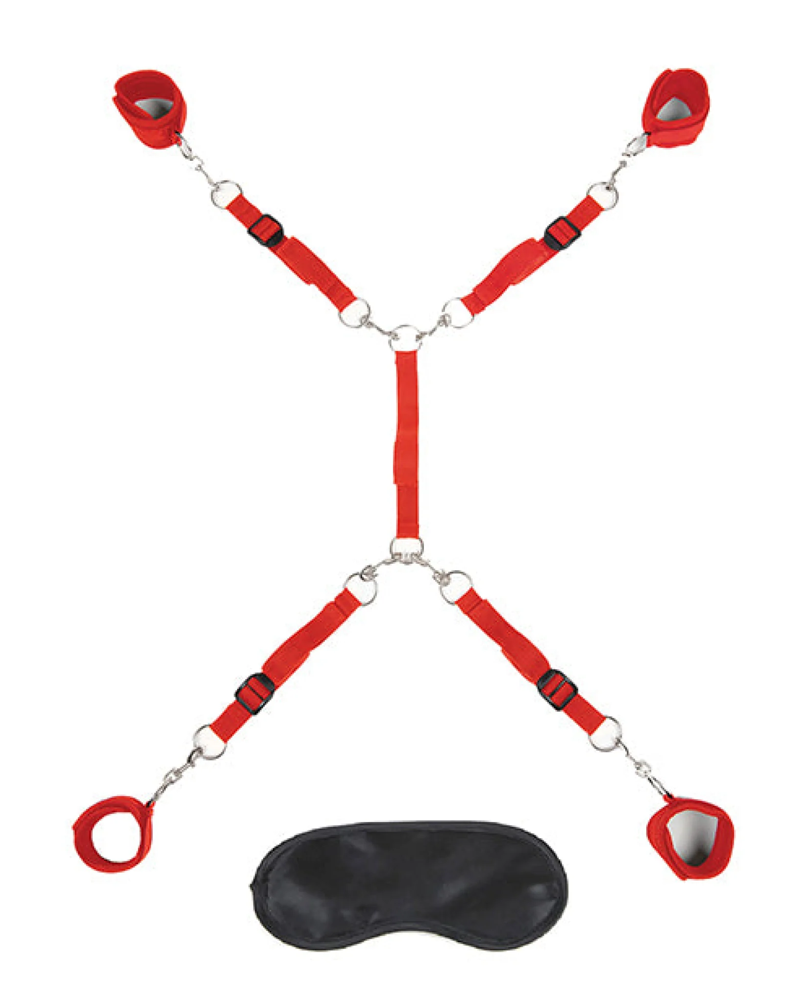 Lux Fetish 7 Pc Bed Spreader - Red - Image 2