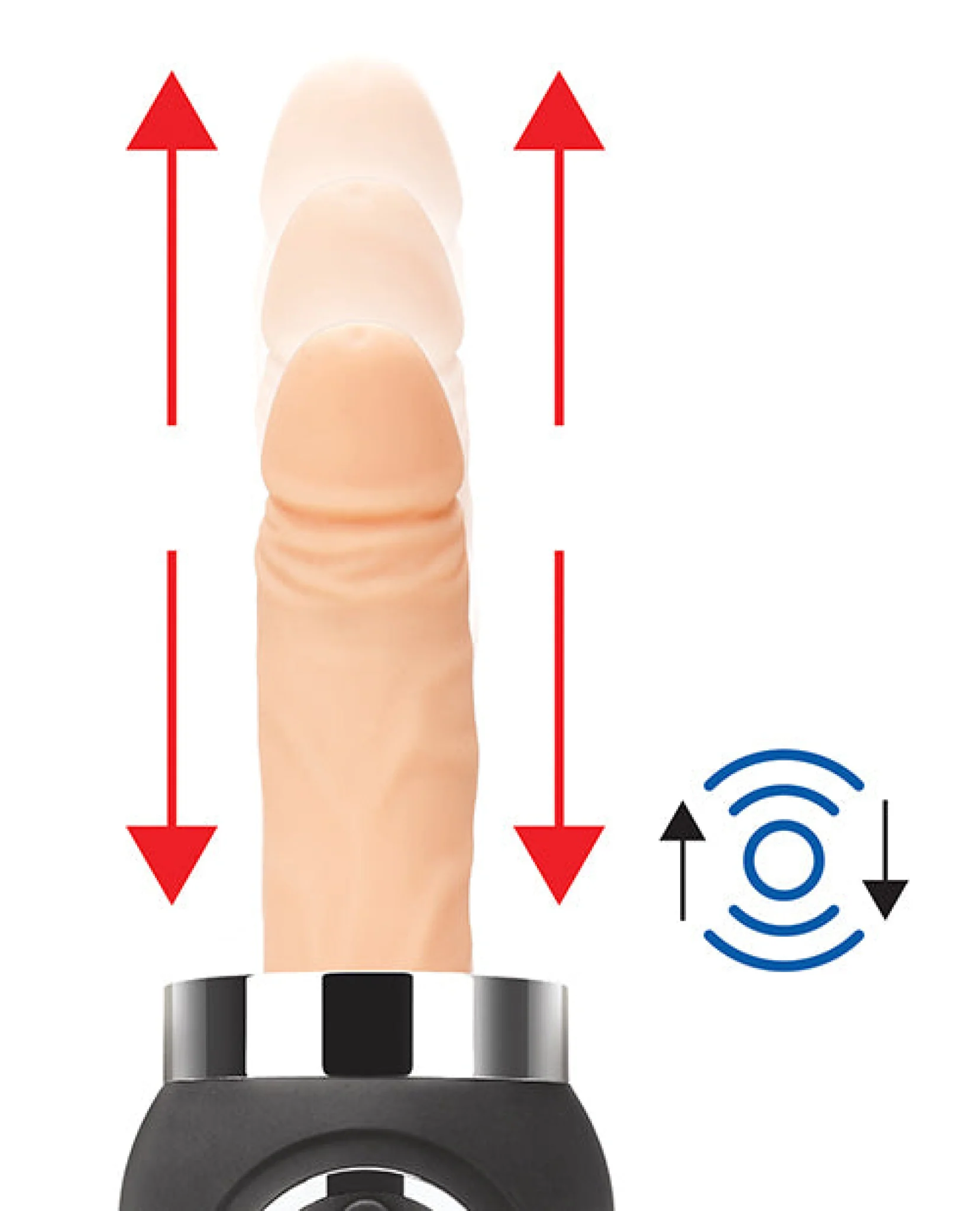 Lux Fetish Rechargeable Thrusting Compact Sex Machine W-remote - Image 2