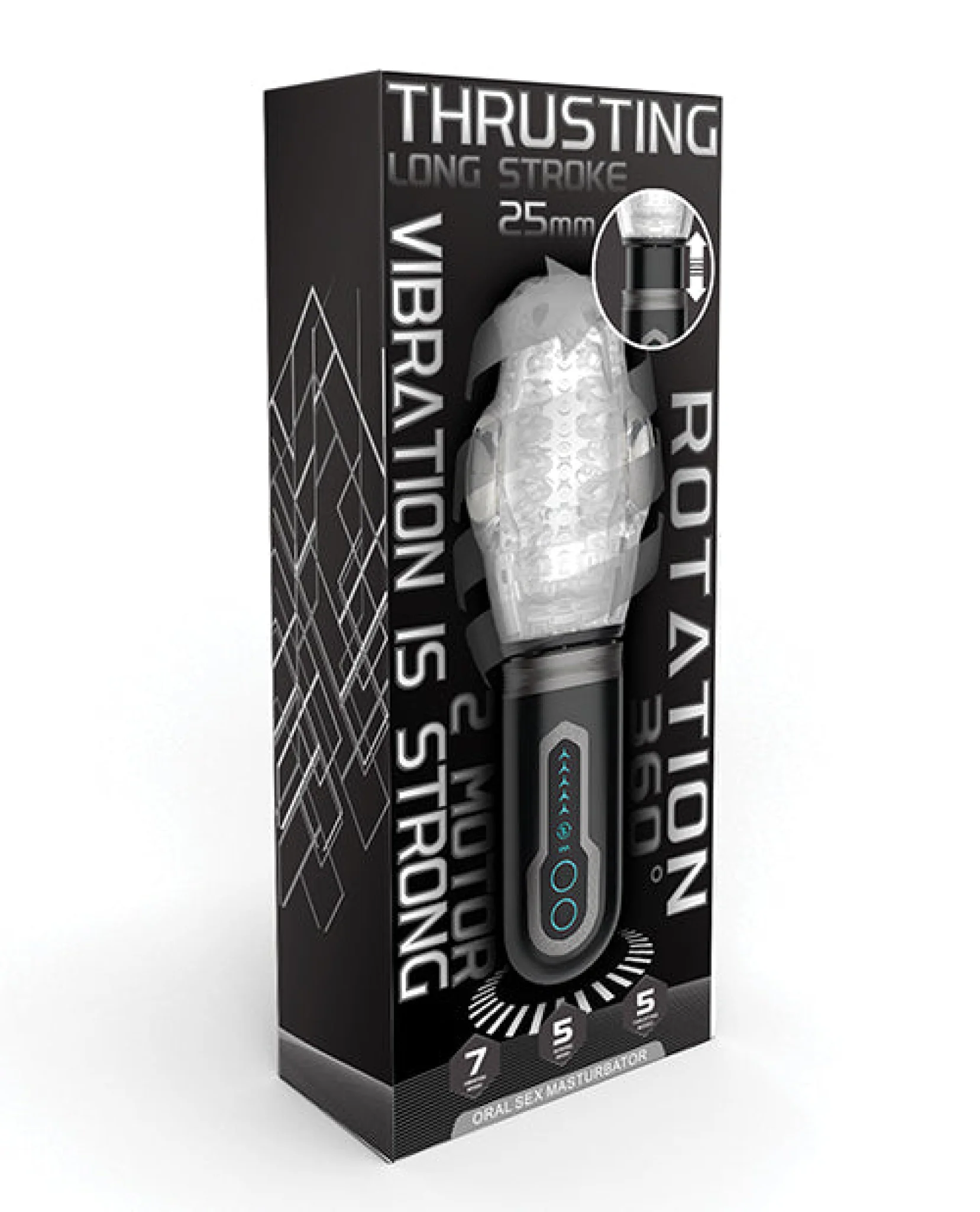 Male Rose 2 Thrusting Rotator - Black - Image 5
