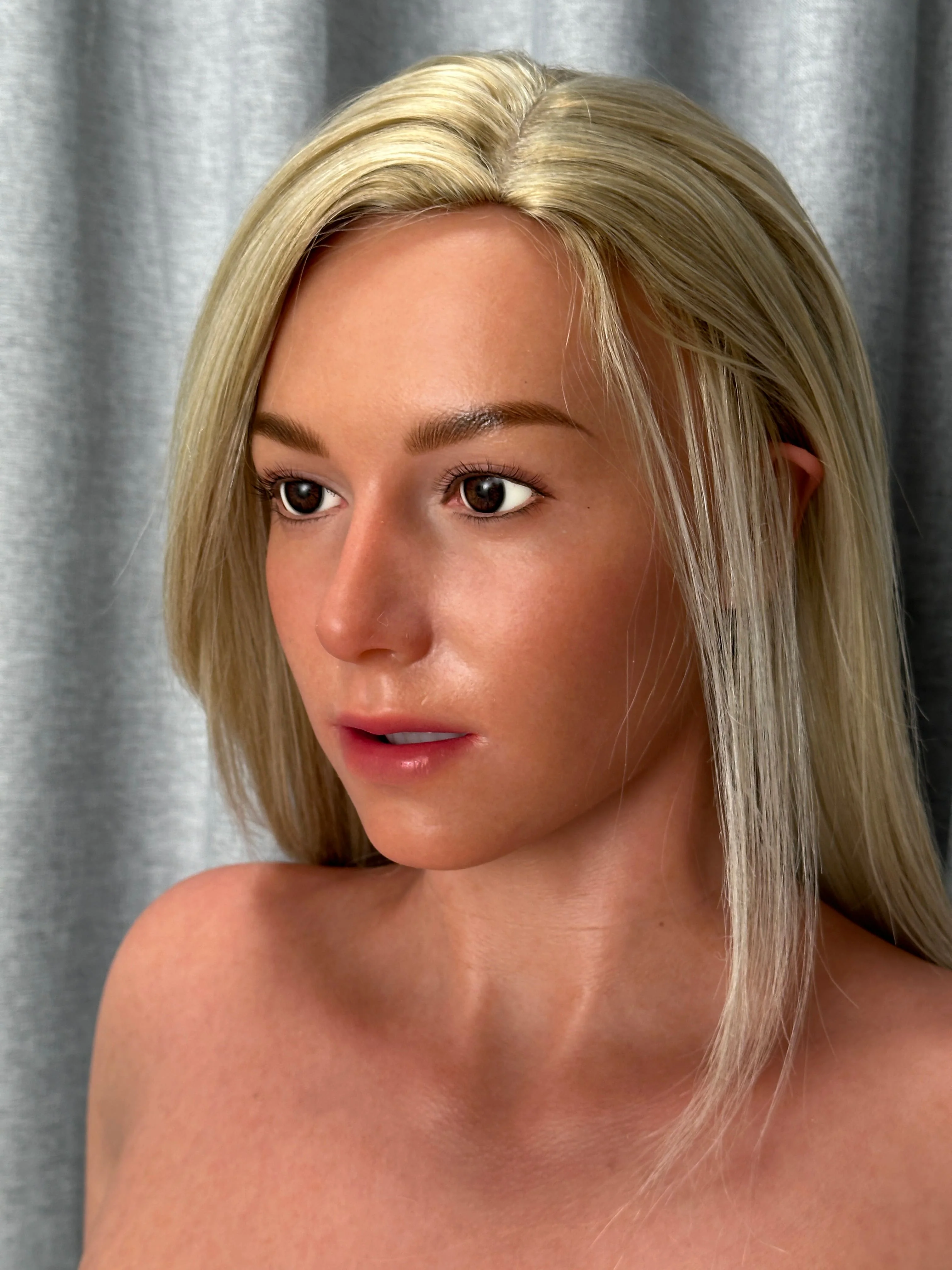 Mandy Silicone Sex Doll - ZELEX Fusion Series with Movable Jaw - Image 27