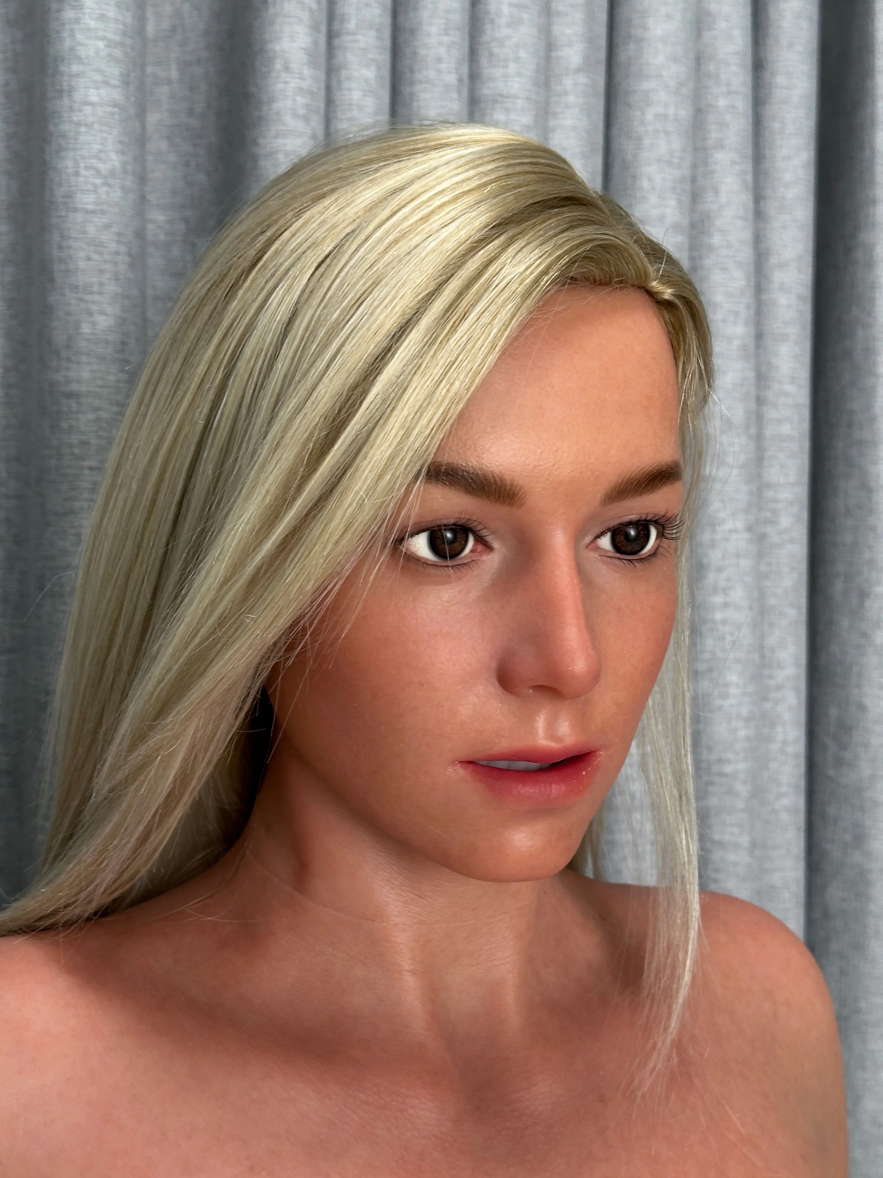 Mandy Silicone Sex Doll - ZELEX Fusion Series with Movable Jaw - Image 28