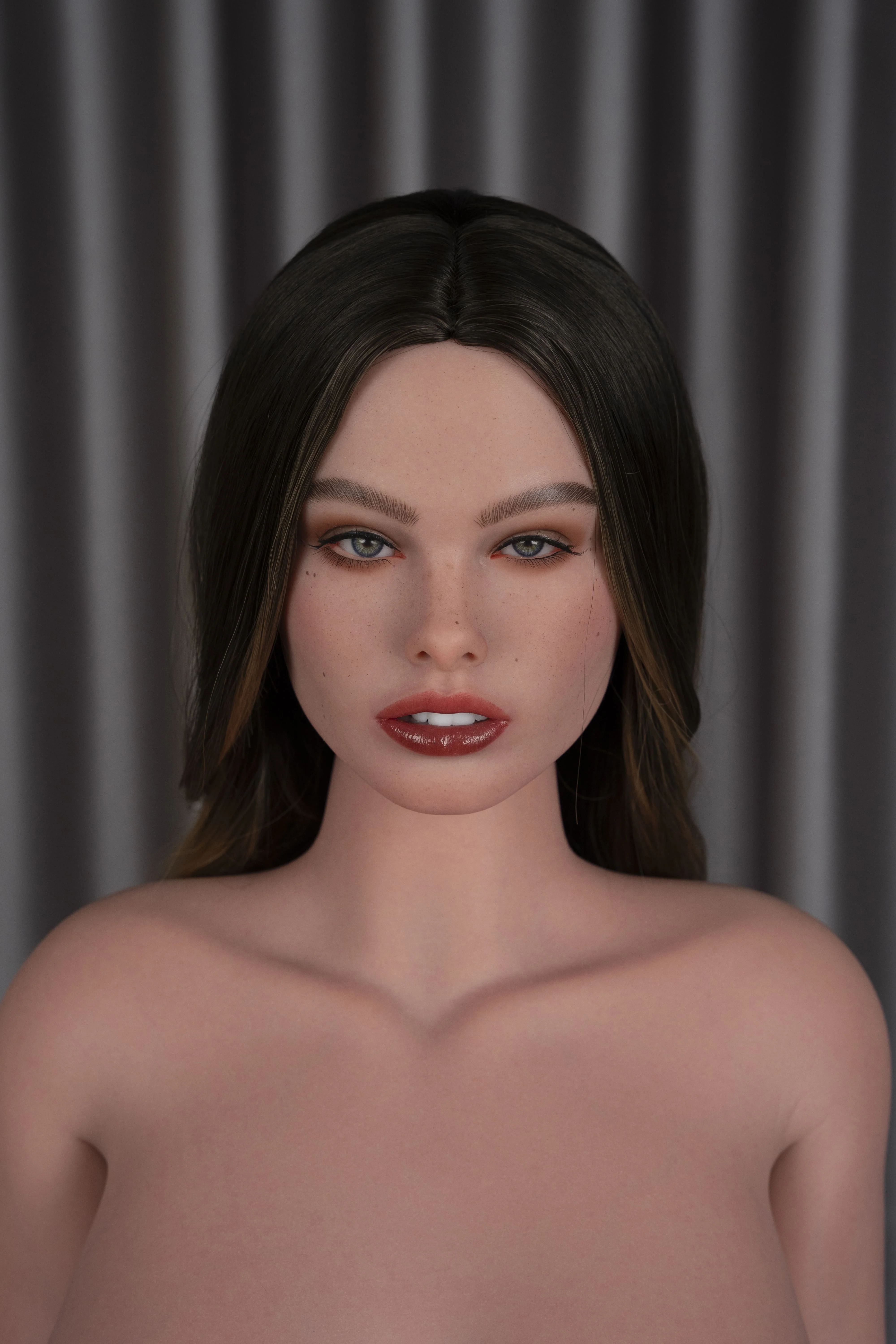 Mina Lifelike Realistic Silicone Head (Movable Jaw) + SLE Body Doll - ZELEX® [USA STOCK] - Image 29