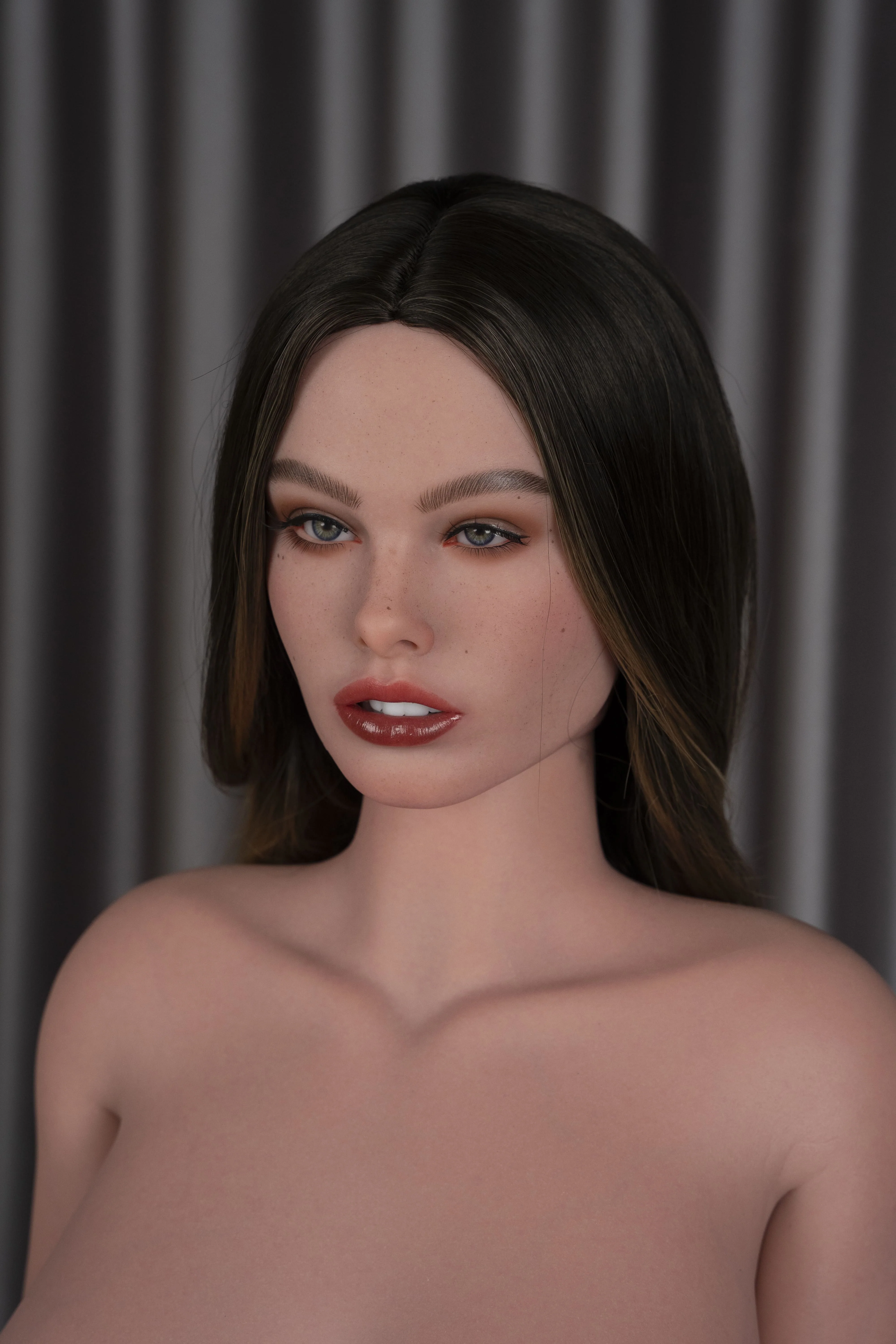 Mina Lifelike Realistic Silicone Head (Movable Jaw) + SLE Body Doll - ZELEX® [USA STOCK] - Image 30