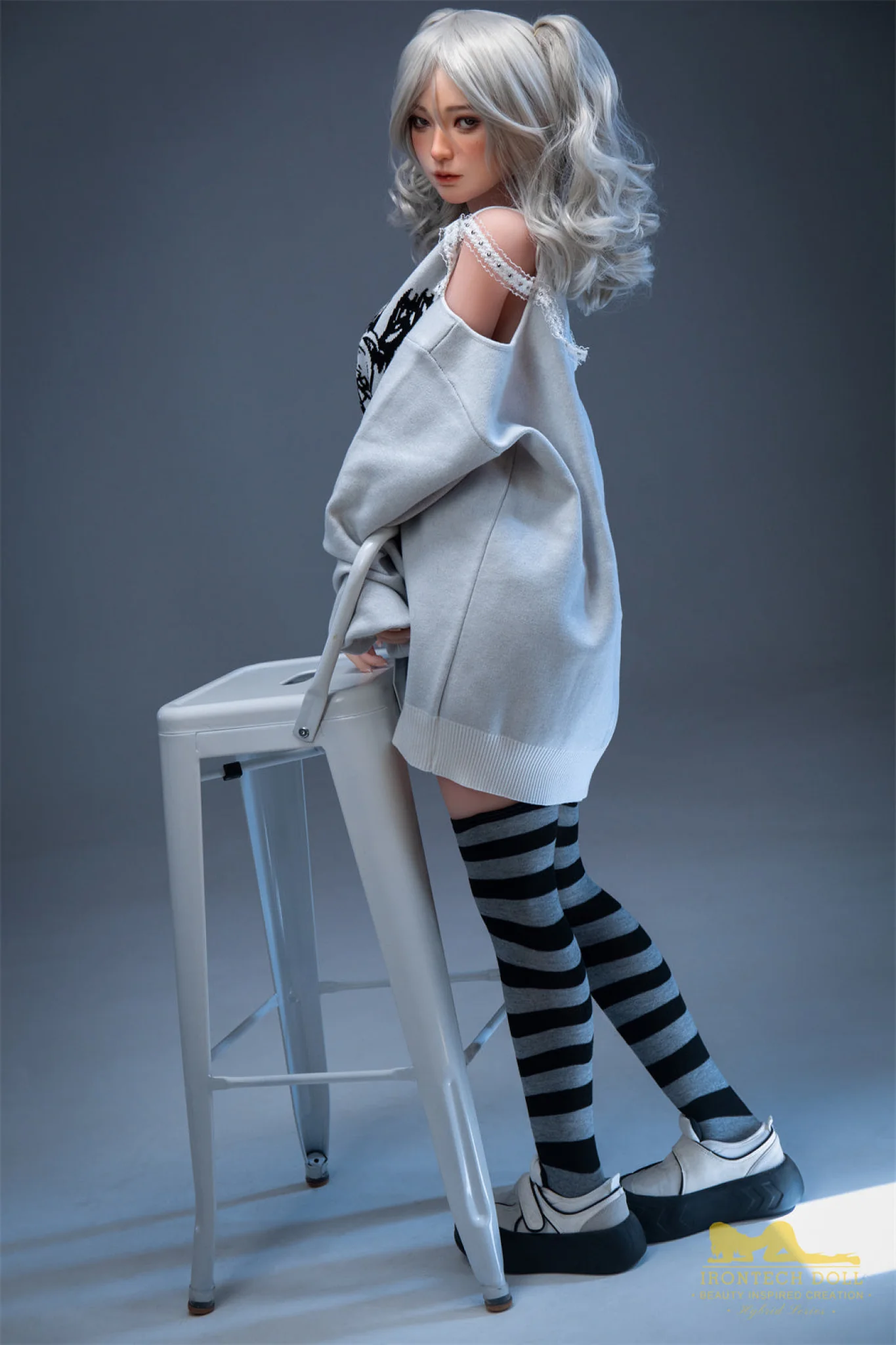 Misa 154cm (5ft1) F-Cup Premium Hybrid TPE Body + Silicone Head - Irontech Doll® - Image 9