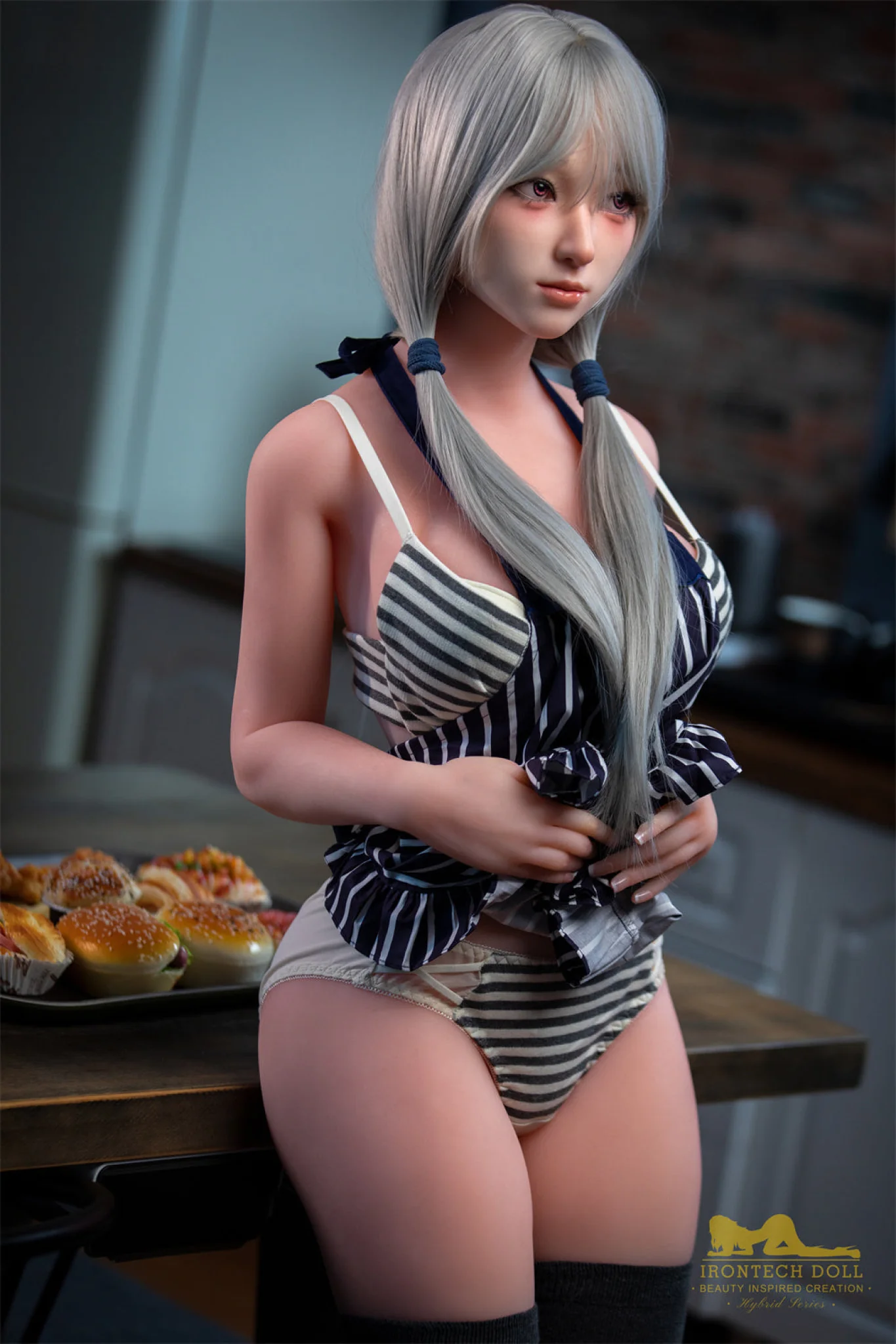 Miyuki 154cm (5ft1) F-Cup Teen Silicone Head + TPE Body - Irontech Doll® - Image 5