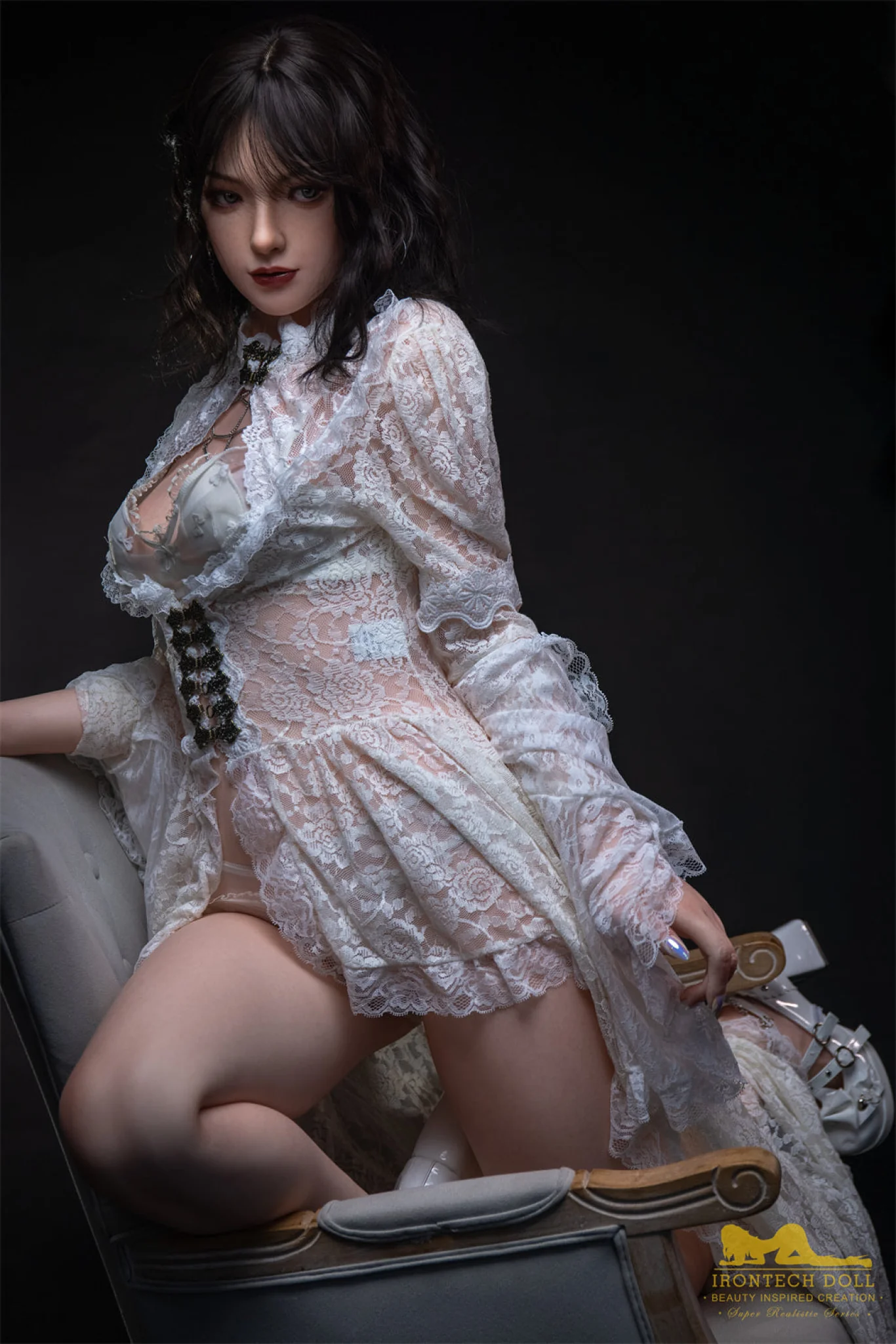 Nabi 163cm (5ft3) A-Cup Brunette full Silicone - IronTech Doll® - Image 26