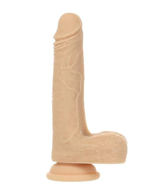 Naked Addiction The Freak 7.5" Rotating & Thrusting Vibrating Dong - Ivory - Image 4