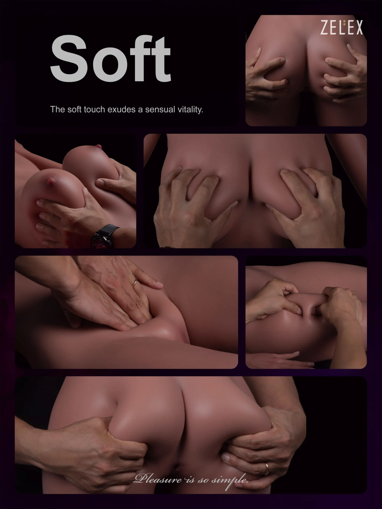 Naomi Premium Silicone Head (Movable Jaw + Implanted Hair) + SLE Body Sex Doll - ZELEX® [USA STOCK] - Image 21