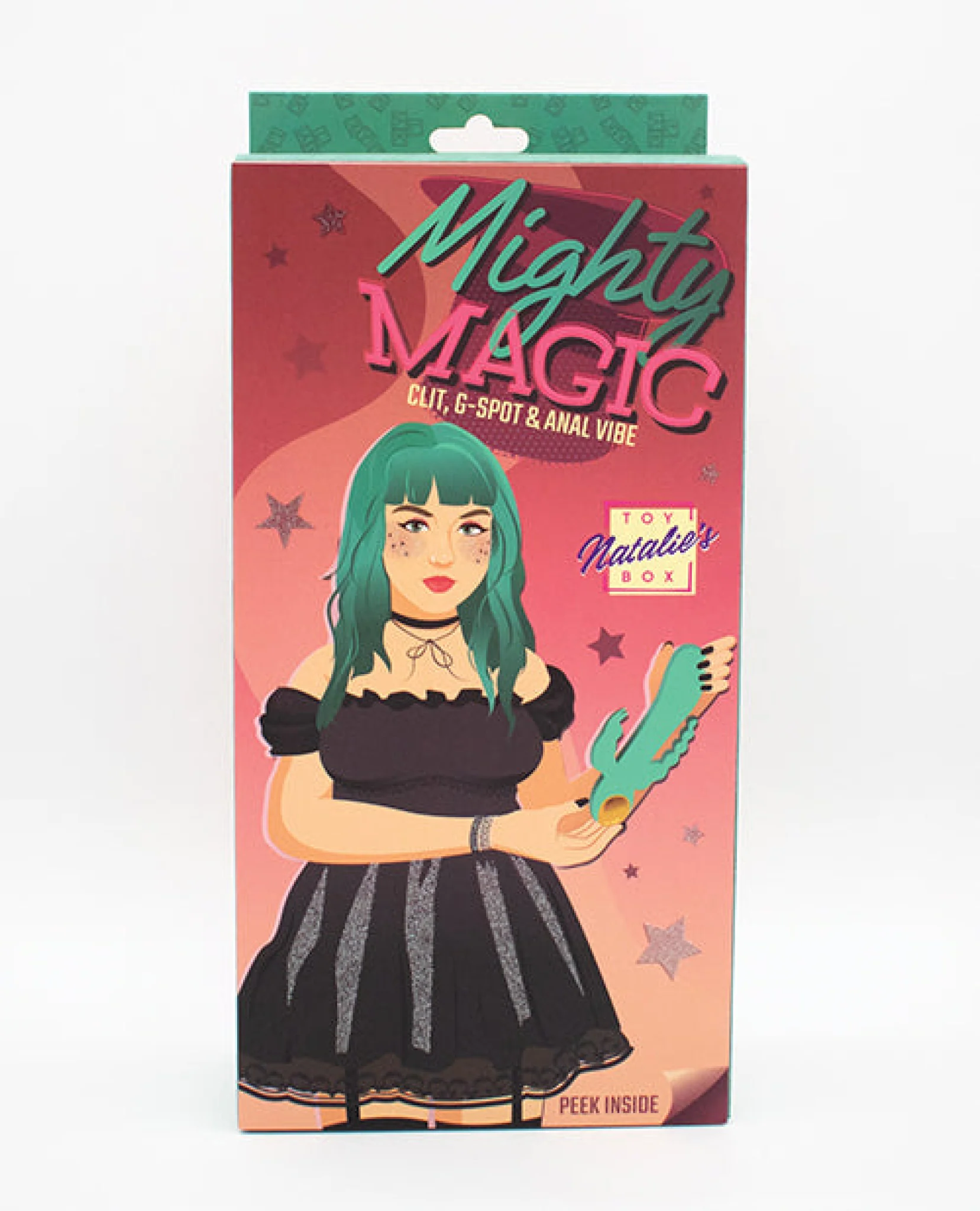 Natalie's Toy Box Mighty Magic Clit, G-Spot & Anal Vibrator - Aqua - Image 5