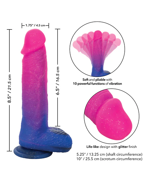 Naughty Bits Ombre Hombre XL Vibrating Dildo - Image 5