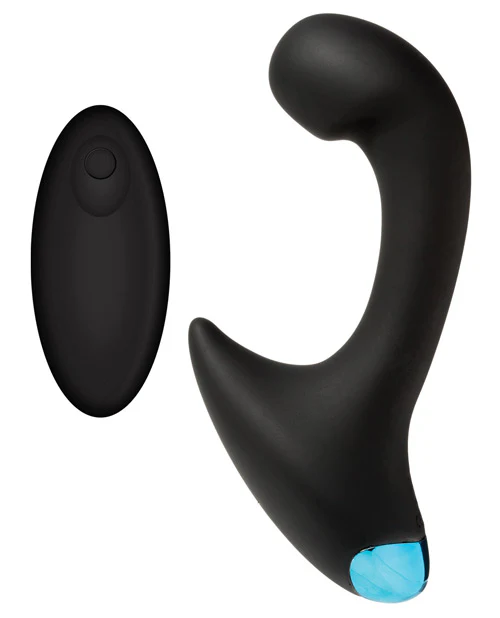 OptiMale Vibrating P Massager w/Wireless Remote - Black - Image 3