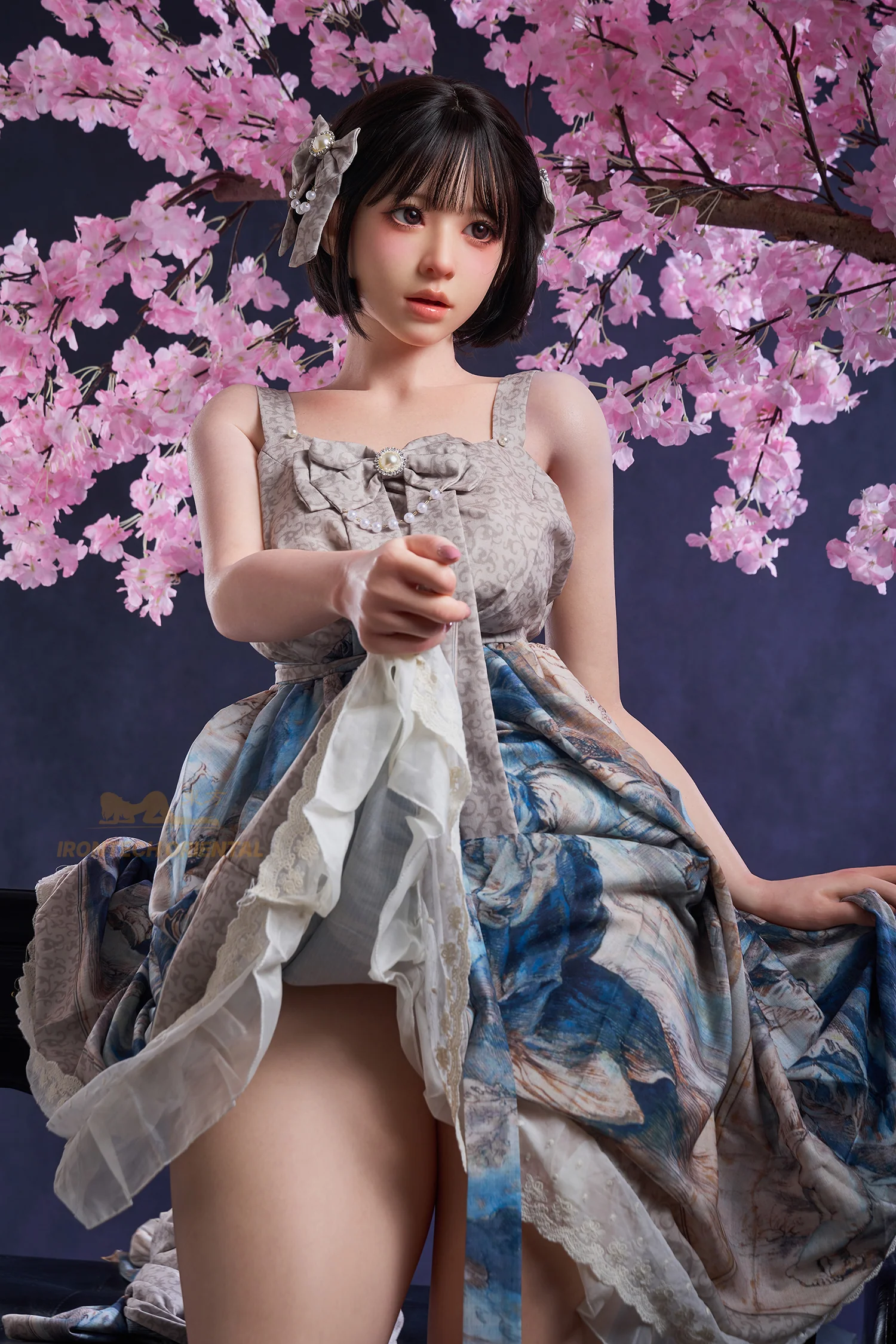 Lina ROSmax head 153cm(5ft) E-Cup Full Silicone love Sex Doll-Oriental Series - Irontech Doll® - Image 43