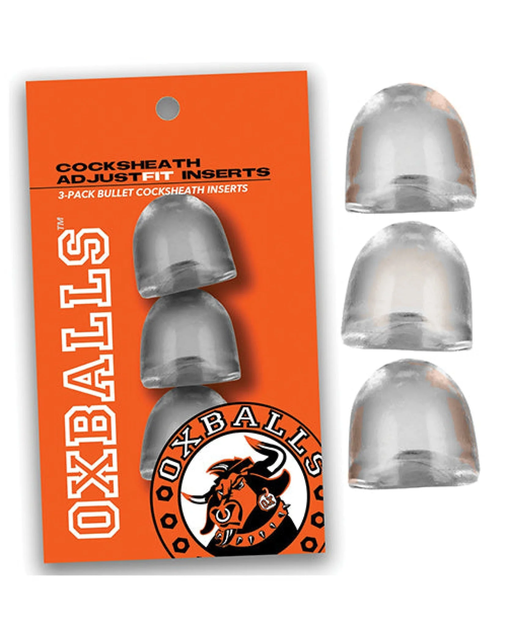 Oxballs Cocksheath Adjustfit Inserts - Pack Of 3 Clear - Image 4