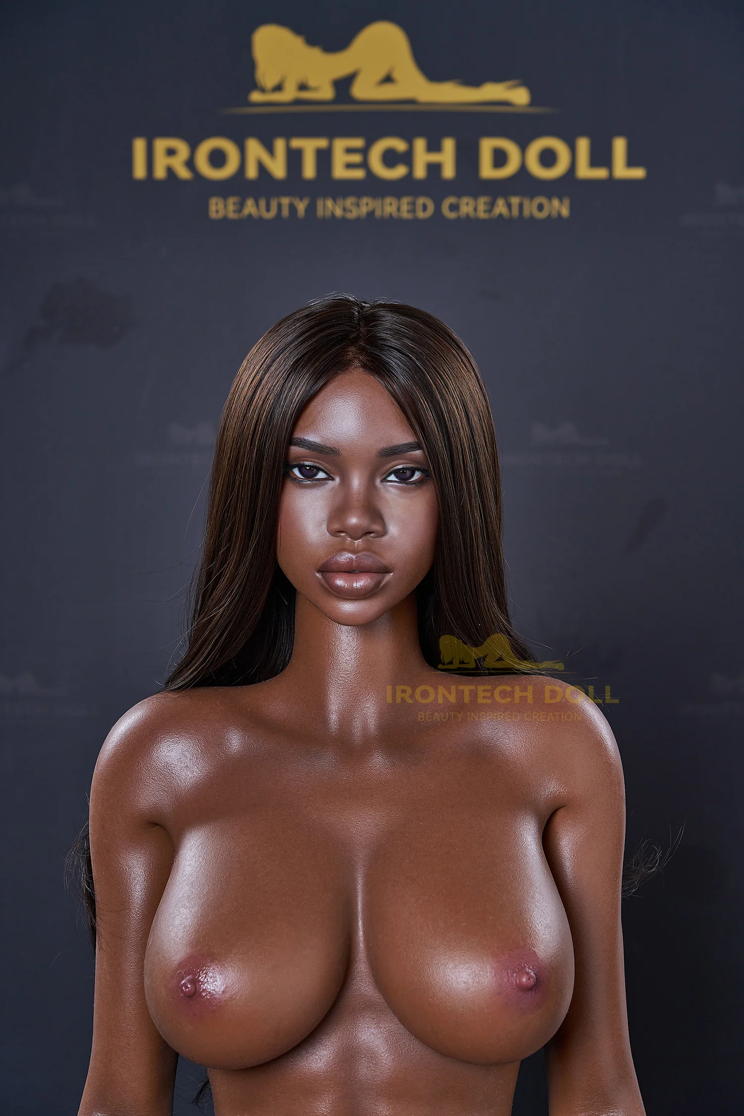 Black Penny ROSmax head 161cm(5ft28) F-Cup Sexy Silicone Love Doll - Super Realistic Series - Irontech Doll® - Image 55