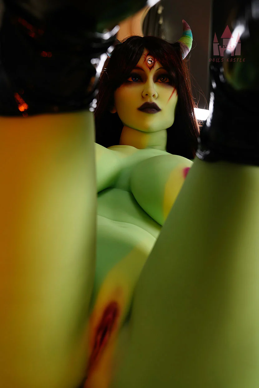 Petra Green Skin three Eyes Alien Sex Doll - Doll's Castle [USA STOCK] - Image 28