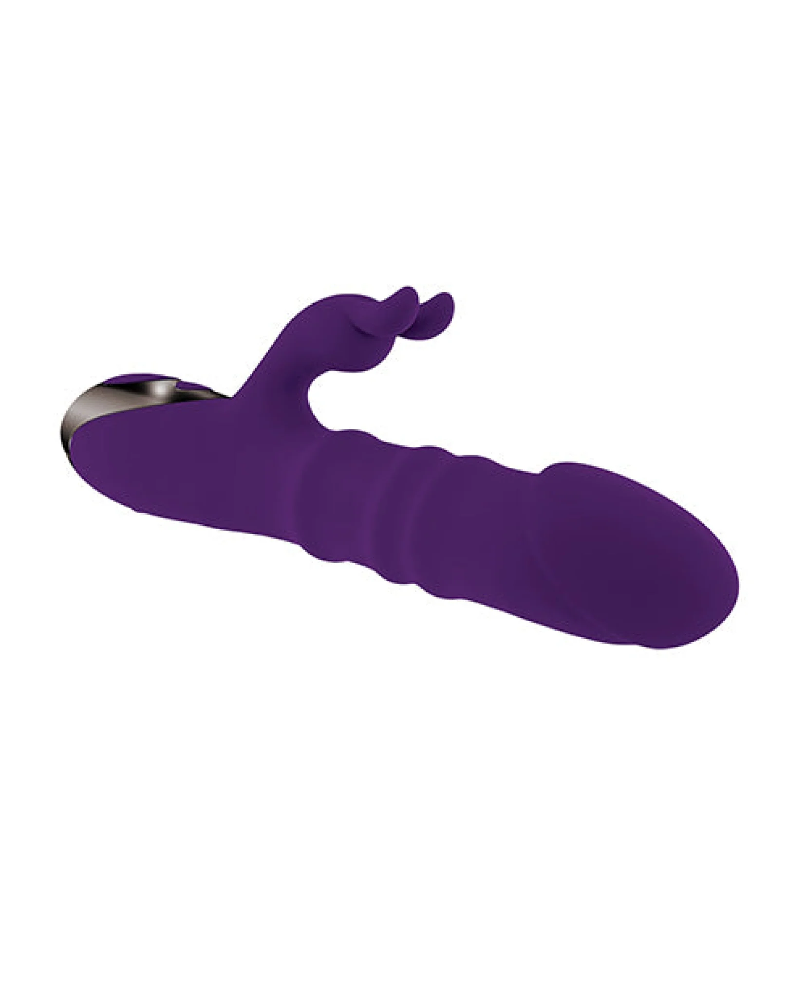 Playboy Pleasure Hop To It Rabbit Vibrator - Acai - Image 2