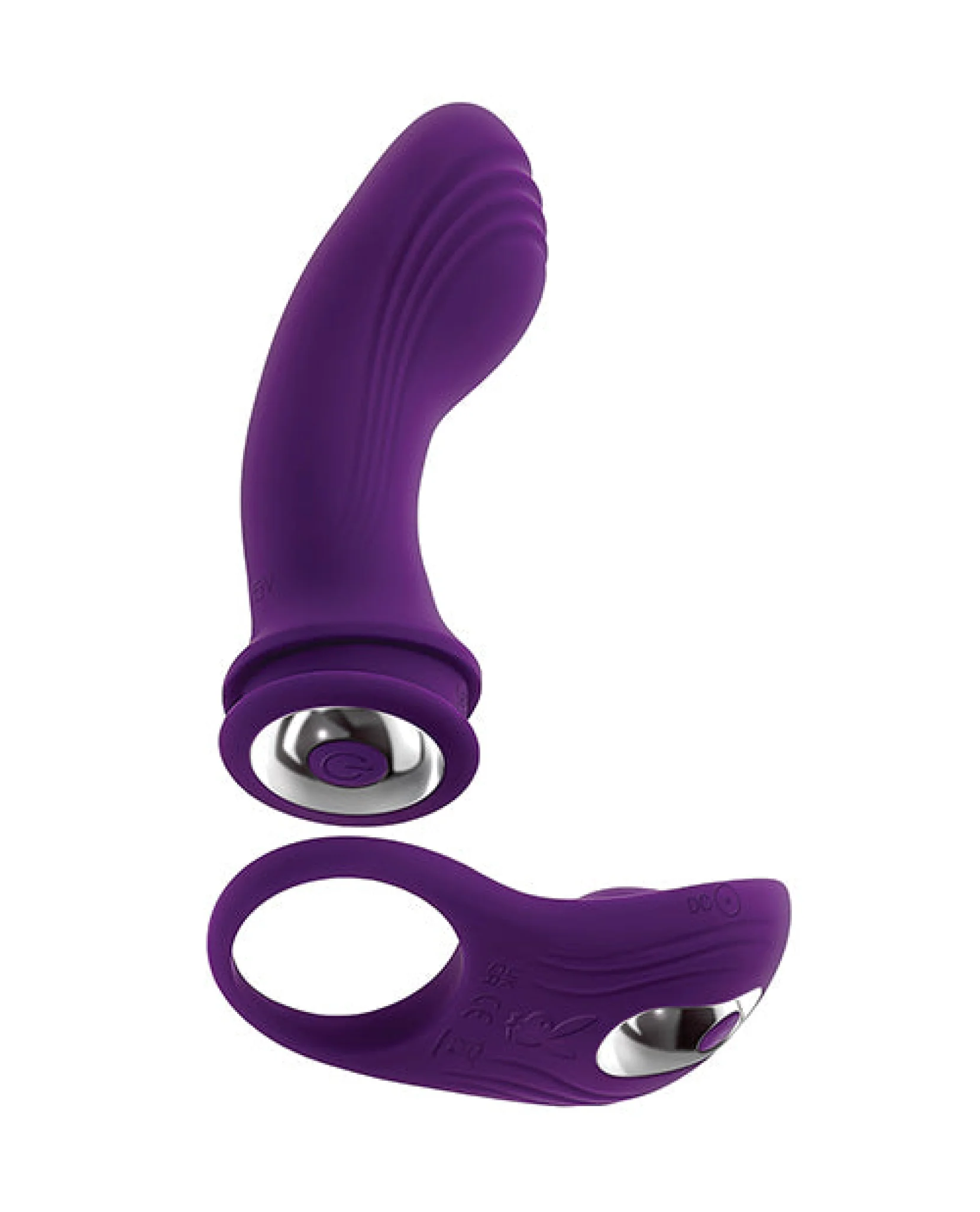 Playboy Pleasure Mix & Match Dual Vibrator - Purple - Image 5