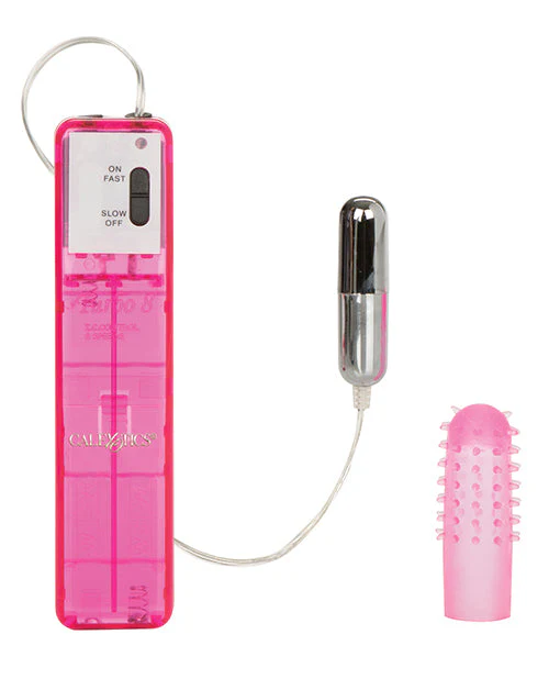 Pocket Exotics Turbo 8 Accelerator Single Bullet - Pink - Image 4