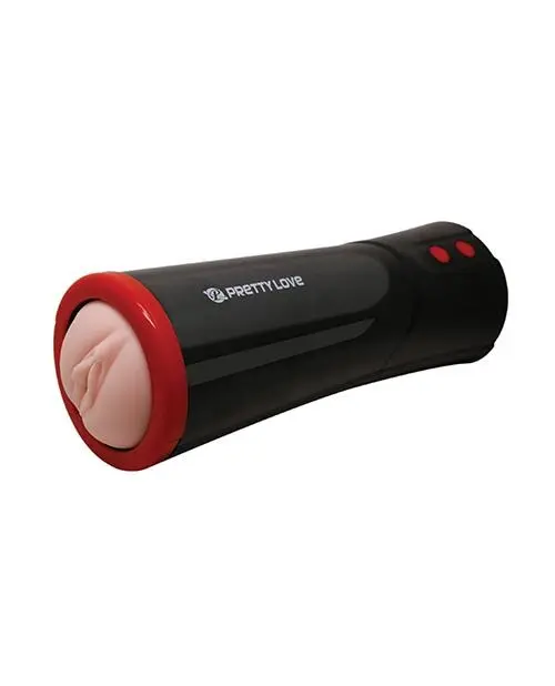 Pretty Love Ozzy Thrusting Male Masturbator W-flesh Sleeve - Black - Image 3